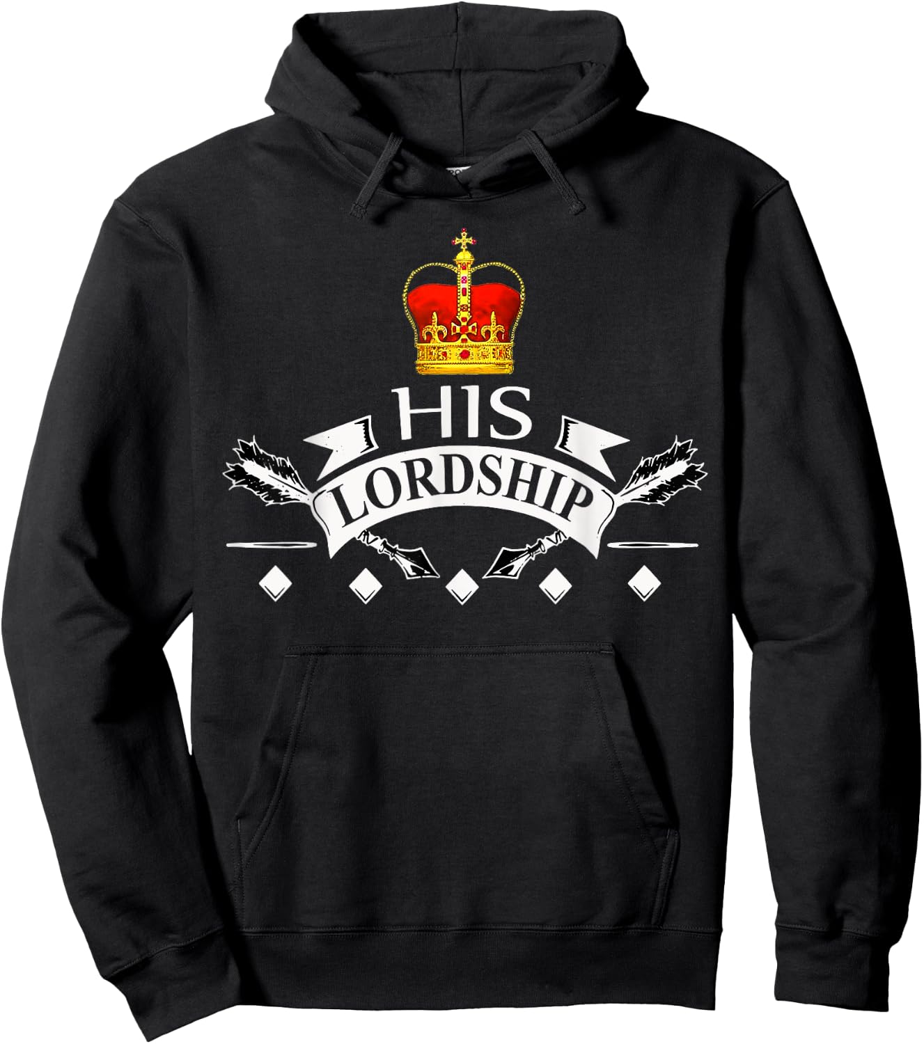 His Lordship King Prince Duke Earl Baron Lord Hoodie - Hoodie | Black