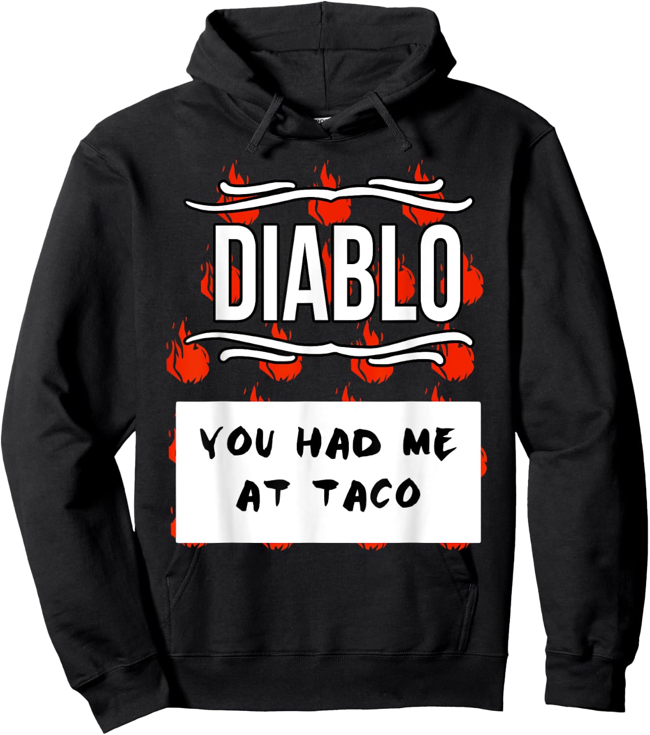 HOT SAUCES Group Halloween Costumes DIABLO SAUCE shirt Hoodie - Hoodie | Black