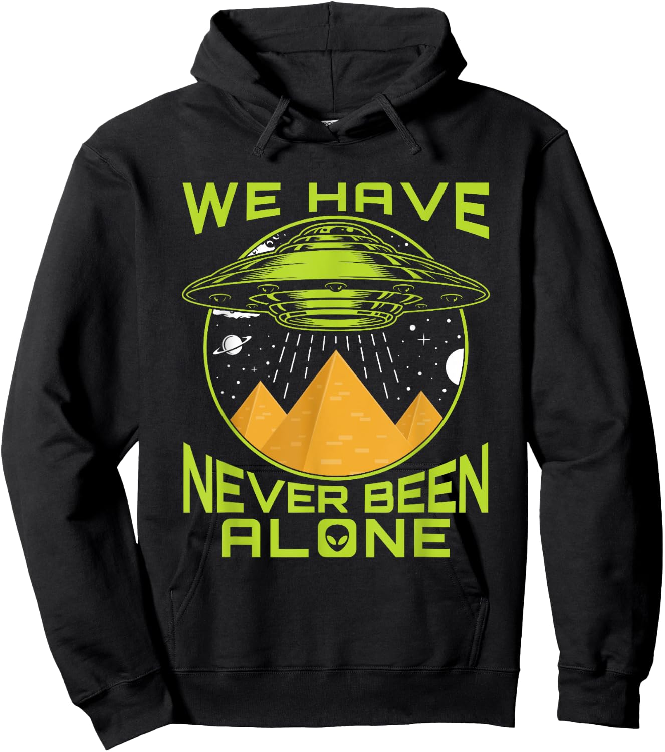 We Have Never Been Alone - Ancient Aliens Egypt Hoodie - Hoodie | Black
