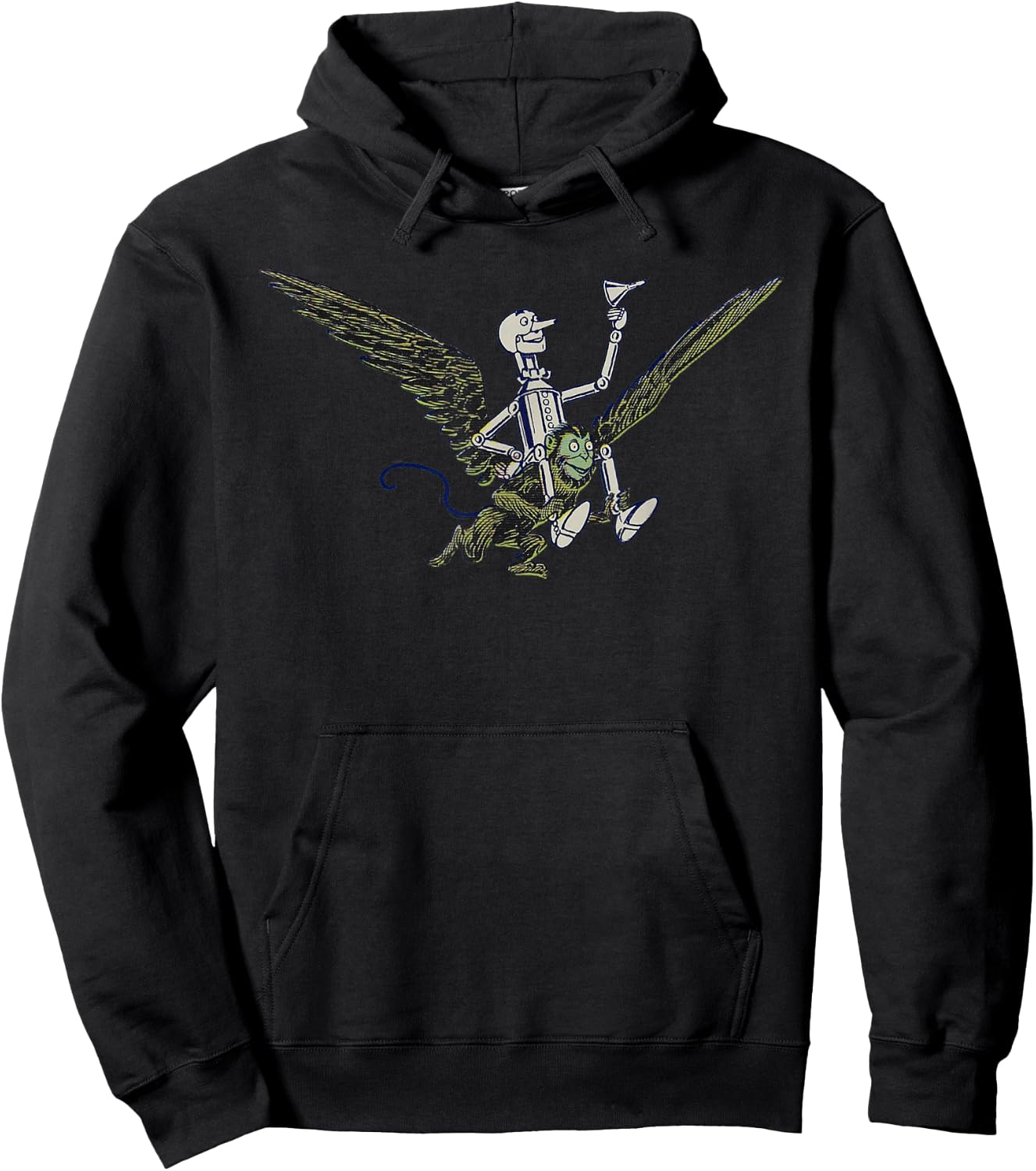 The Wizard Of Oz - Flying Monkey Tin Man Shirt Hoodie - Hoodie | Black