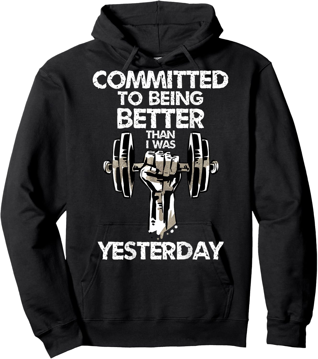 Weightlifting Fitness Hoodie - Hoodie | Black