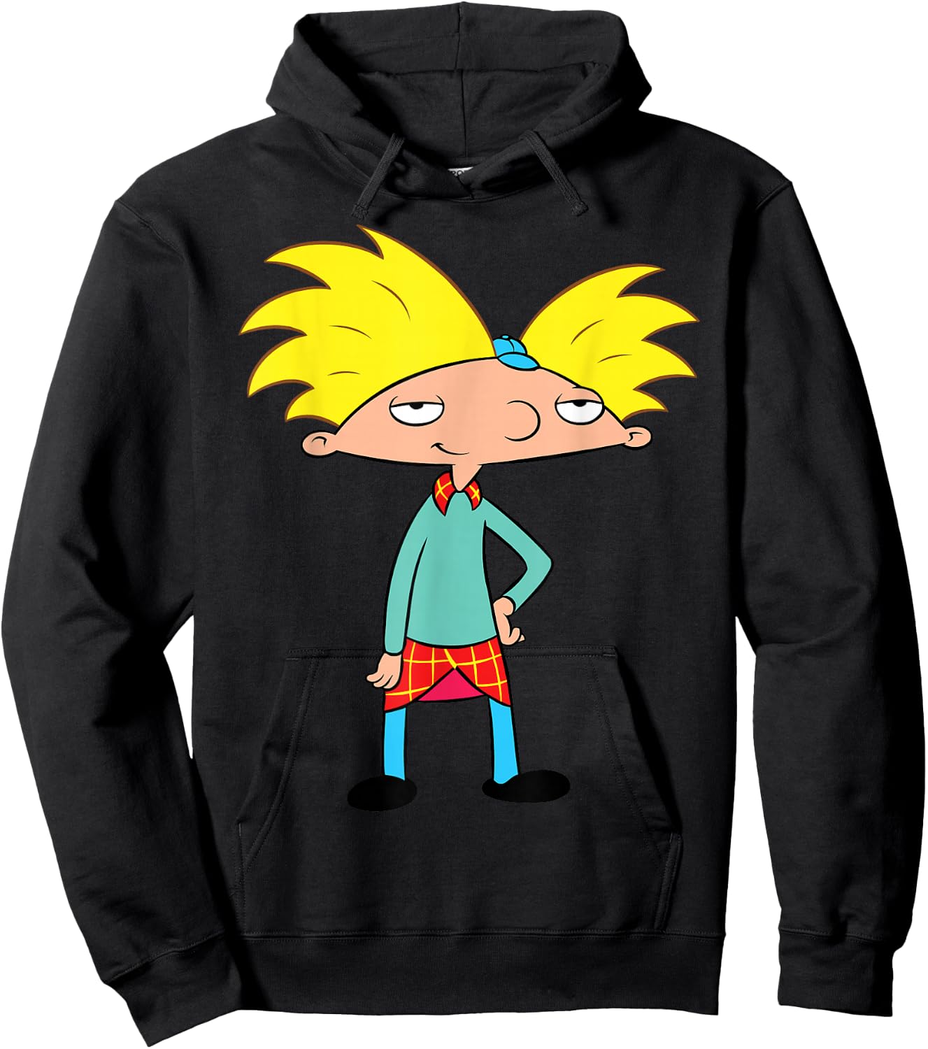 Nickelodeon Hey Arnold Character Hoodie - Hoodie | Black