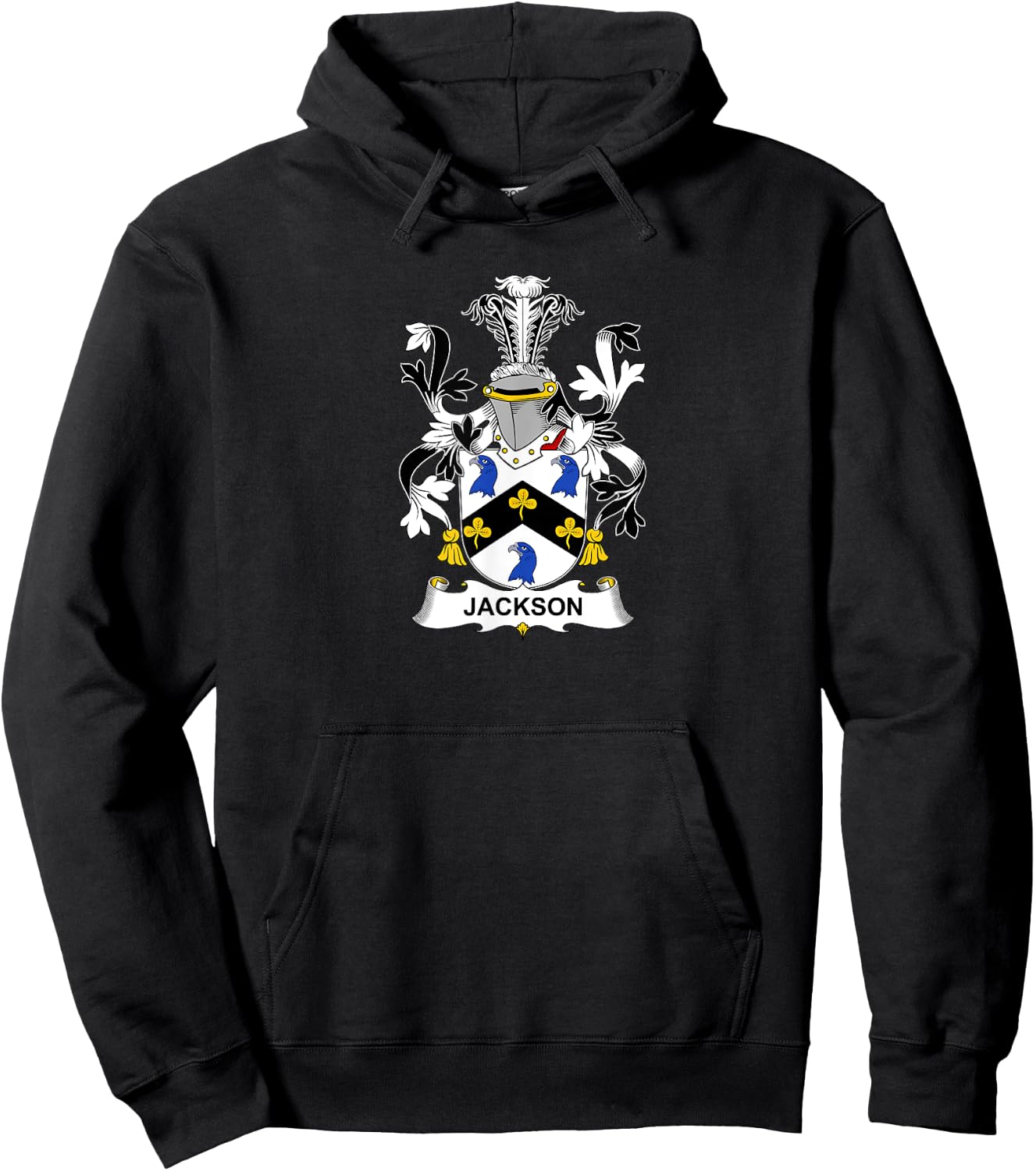 Jackson Coat of Arms - Family Crest Shirt Hoodie - Hoodie | Black