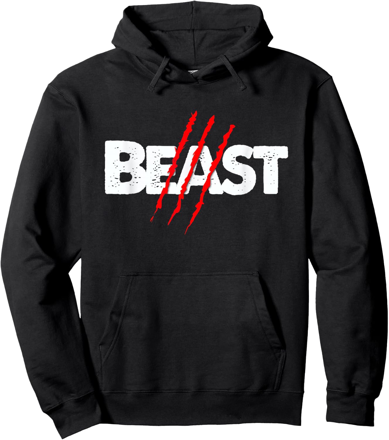 Beast Scratch Hoodie - Hoodie | Black