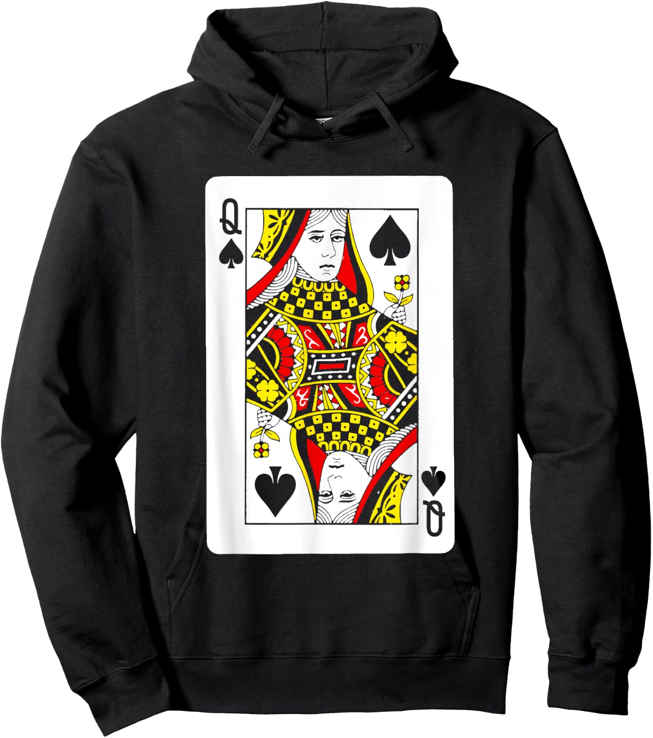 Queen Of Spades Costume Hoodie - Hoodie | Black