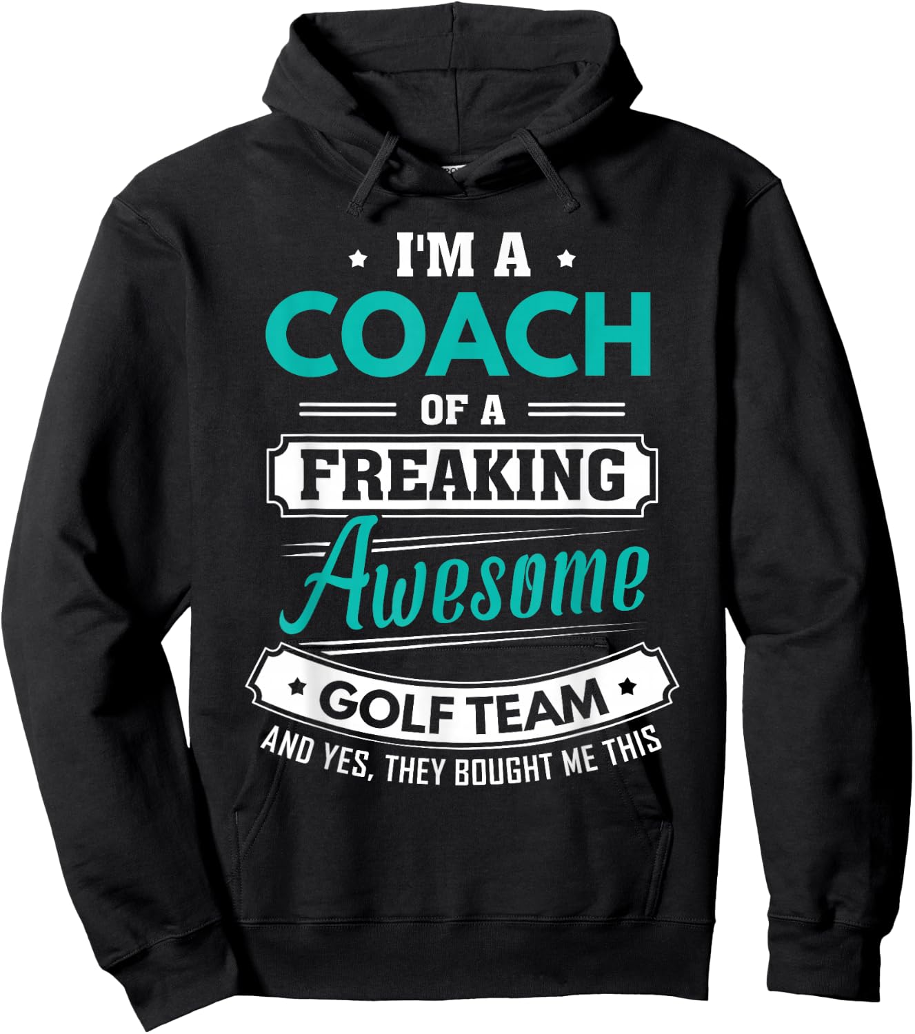 Golf Coach Golf Team Coach Gift Hoodie - Hoodie | Black