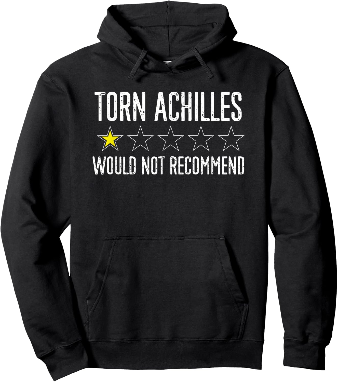 Achilles Surgery Injury Repair Achilles Tear Recovery Hoodie - Hoodie | Black