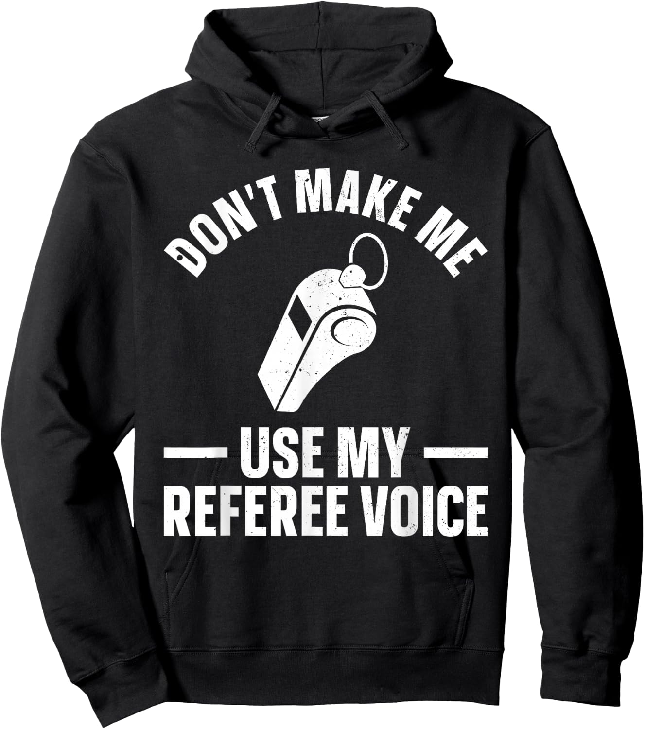 Funny Referee Design Women Reffing Ref Sport Referee Hoodie - Hoodie | Black