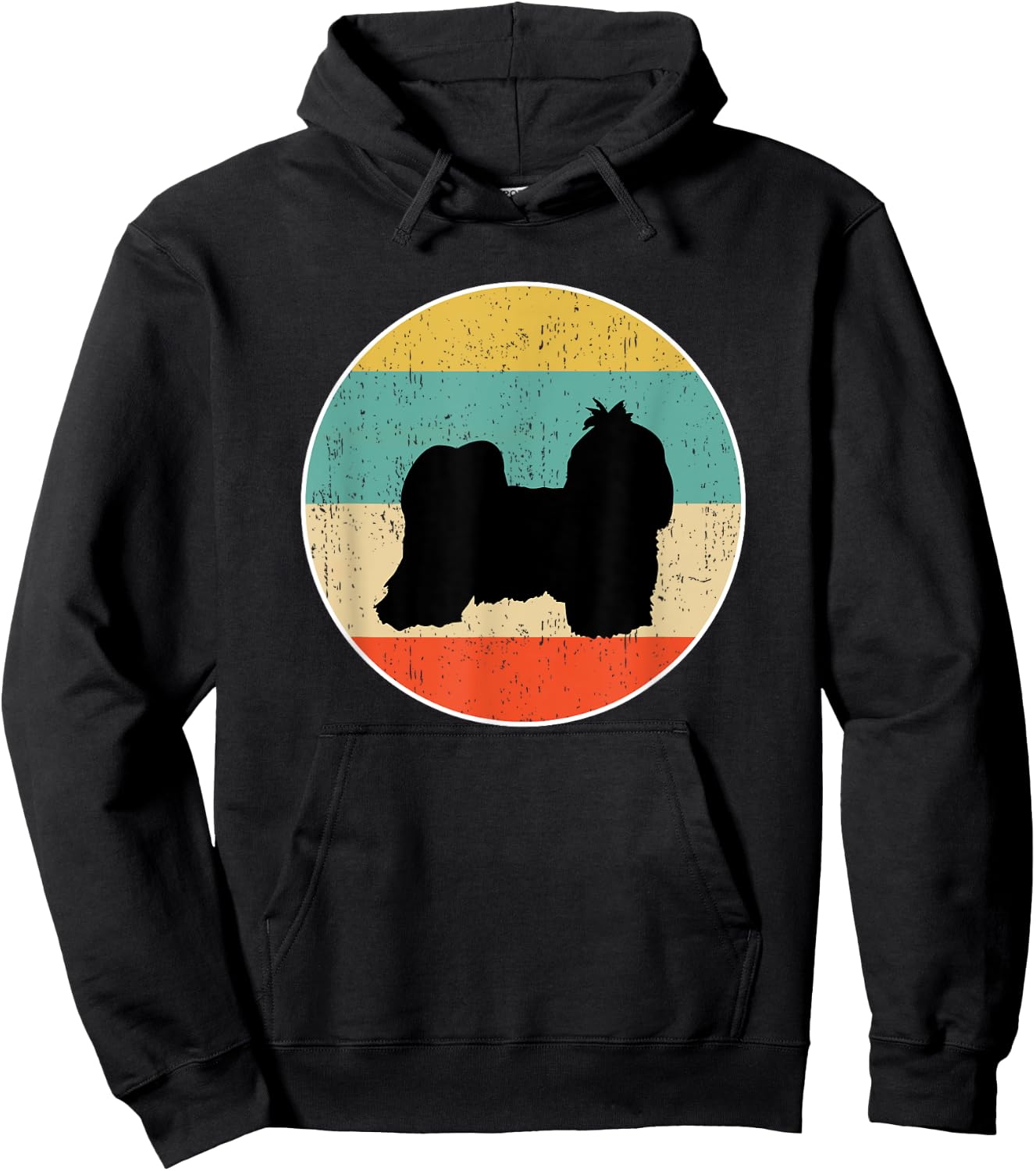 Shih Tzu Dog Gift Men Women Girls Kids Hoodie - Hoodie | Black