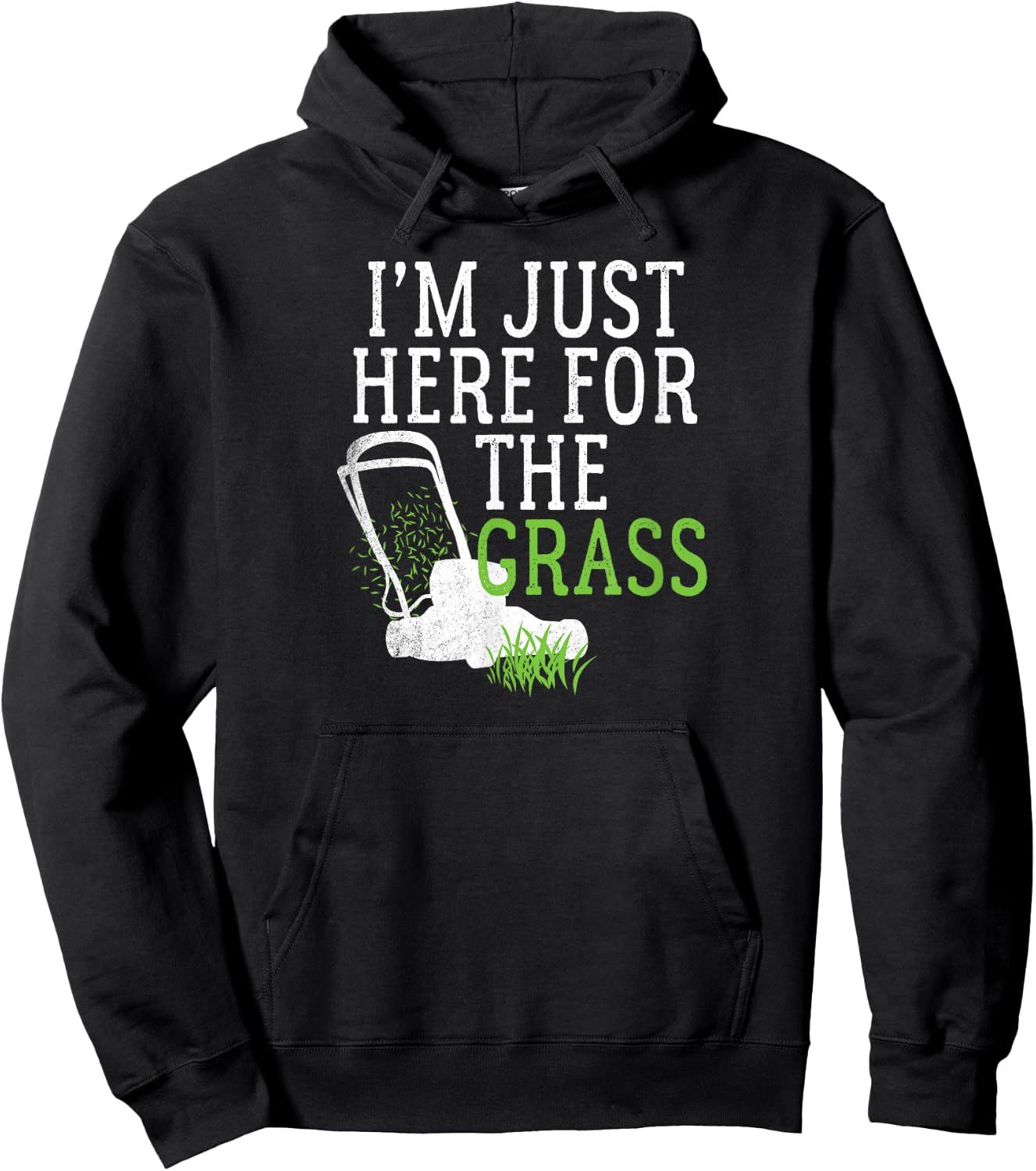 Lawn Care Shirts Funny Lawn Mower T Shirts Grass Mowing Hoodie - Hoodie | Black