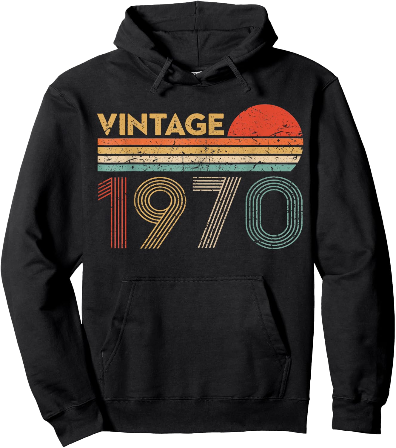 53 Year Old Birthday Vintage Classic Born In 1970 Hoodie - Hoodie | Black