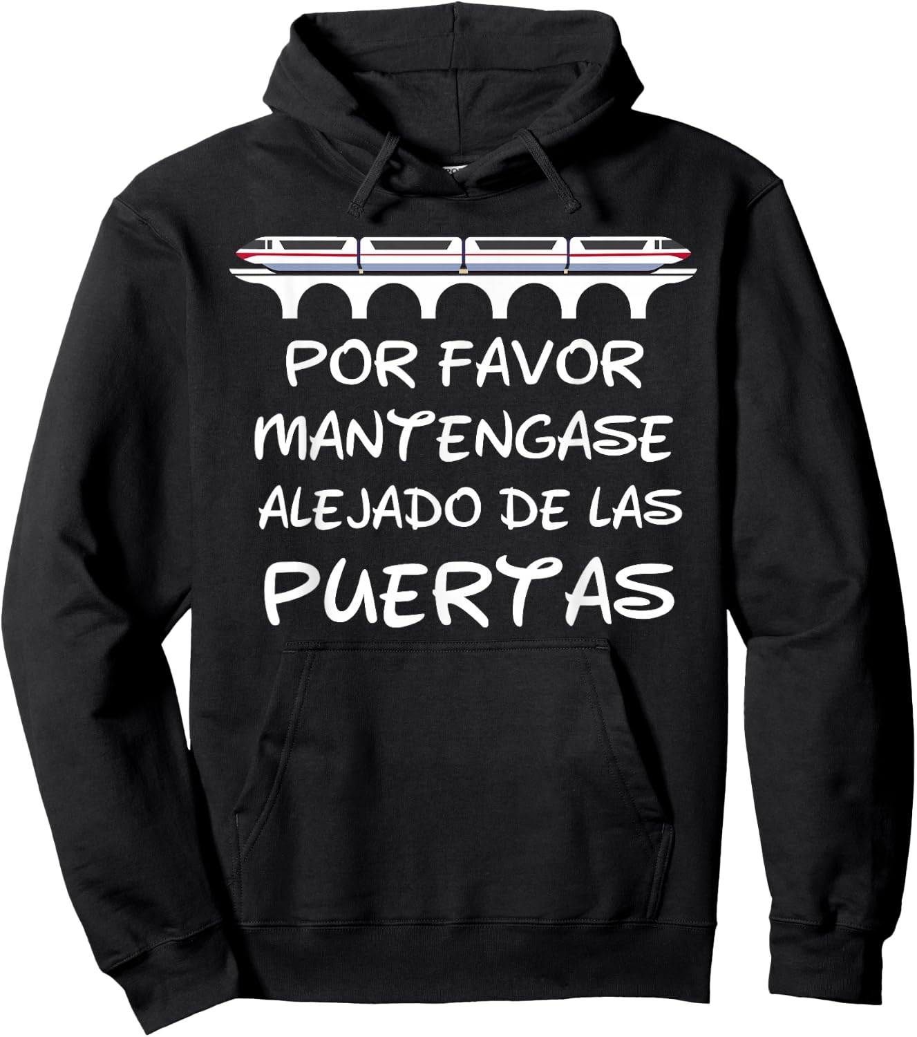 Stand Clear of The Doors Monorail Shirt Matching Vacation Hoodie - Hoodie | Black
