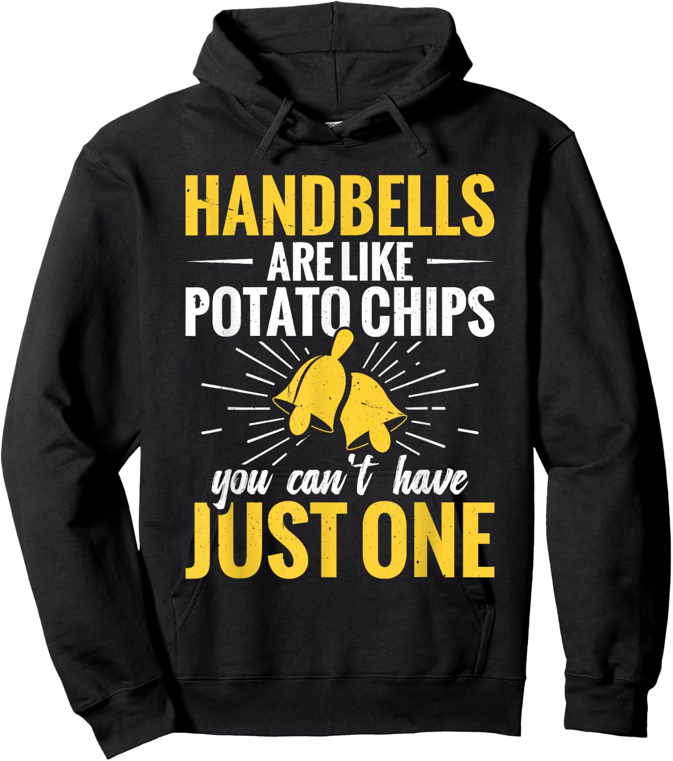 Handbells Player Brass Musician Church Handbell Choir Hoodie - Hoodie | Black