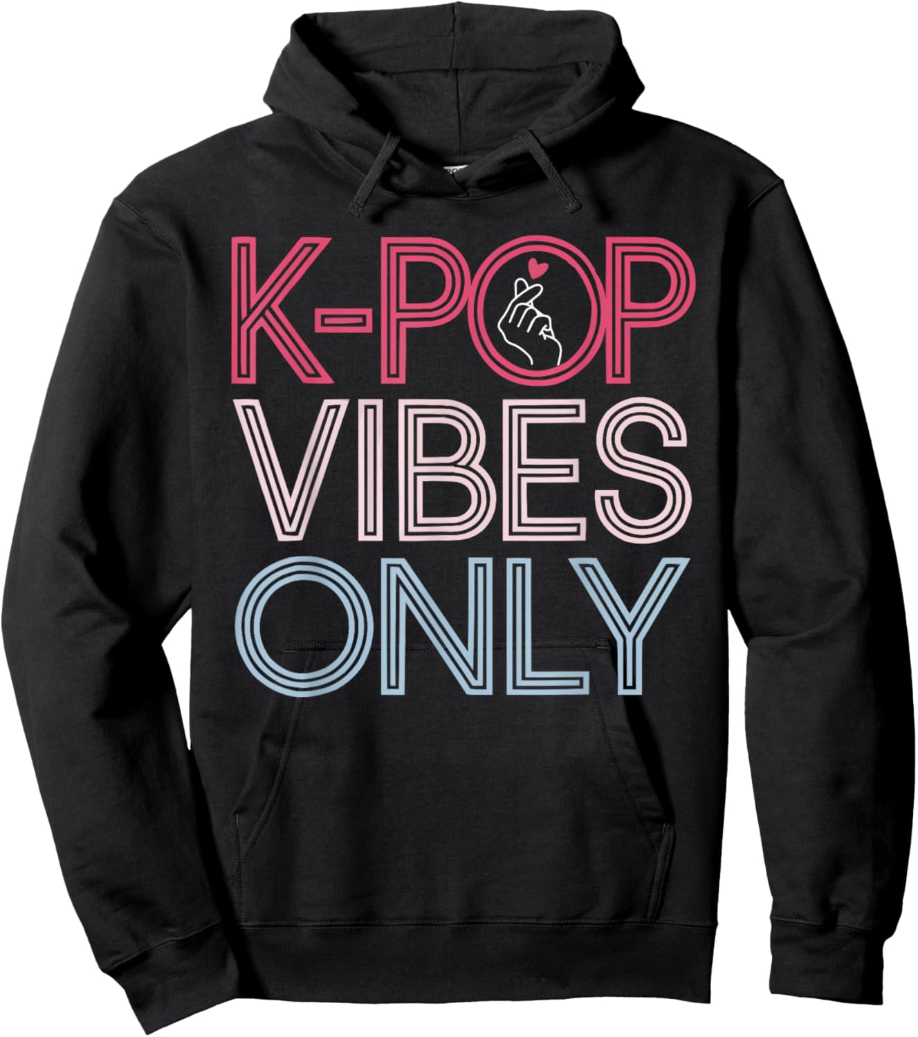 K-Pop Dance Korean Pop Music Dancing South Korea Kpop Hoodie - Hoodie | Black