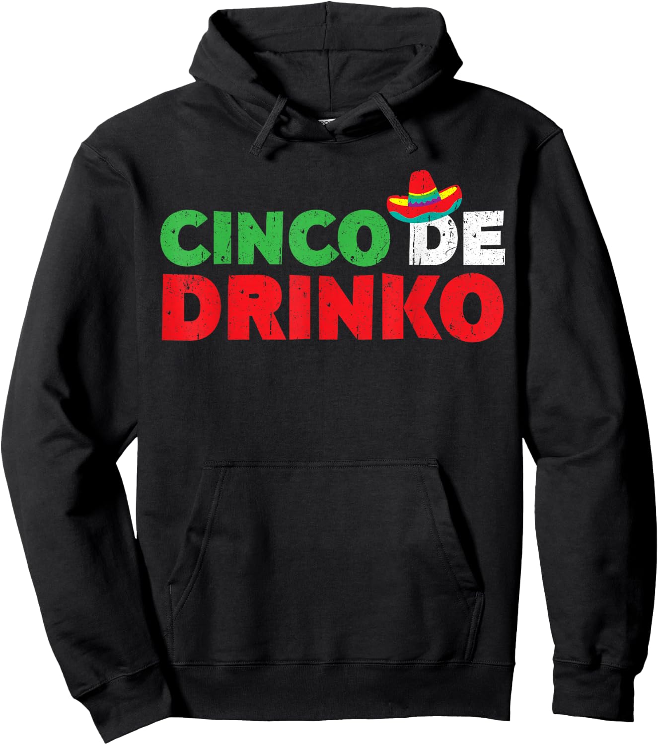 Cinco De Drinko Shirt Men Women Cinco De Mayo Party Hoodie - Hoodie | Black