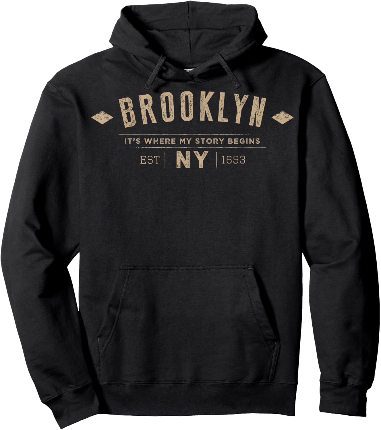 Brooklyn T Shirt - Brooklyn NY Hoodie - Hoodie | Black