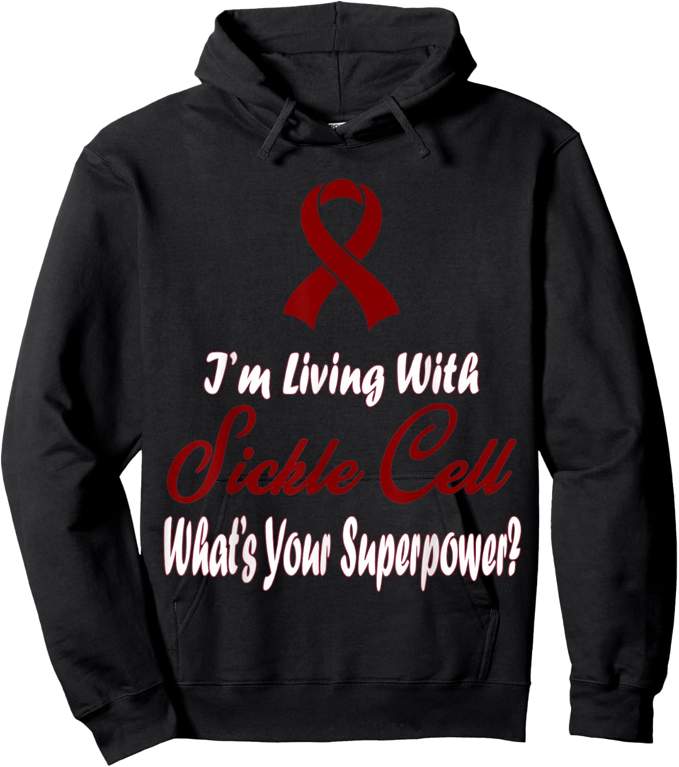 Sickle Cell Awareness Hoodie - Hoodie | Black