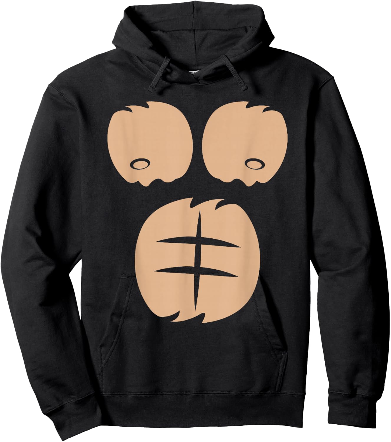 Gorilla Chest Party Hoodie - Hoodie | Black