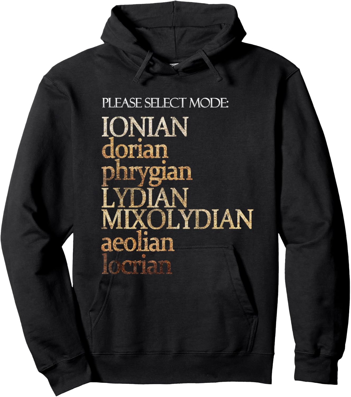 Funny Music Theory for Musicians Hoodie - Hoodie | Black