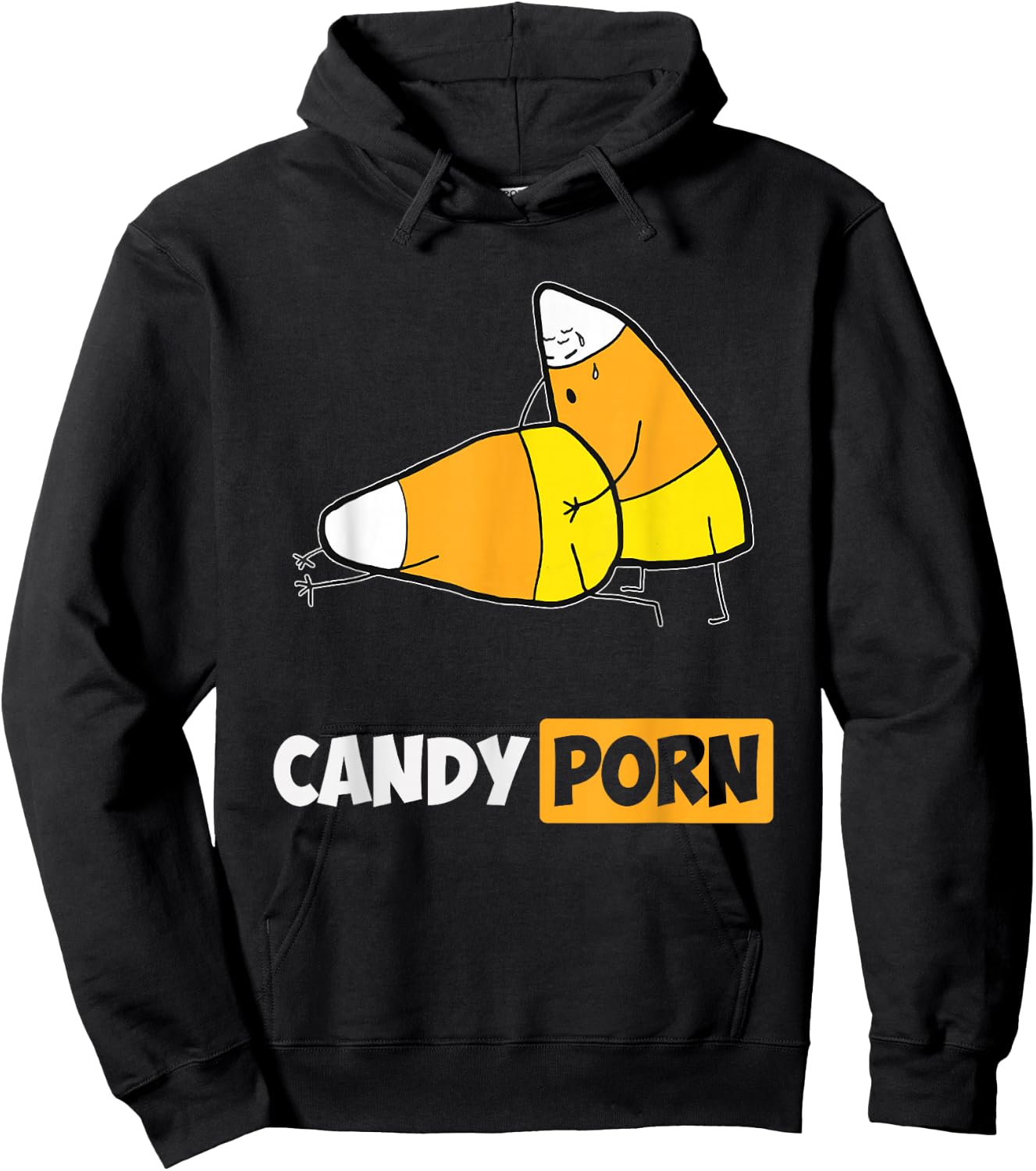 Candy Porn Funny Halloween Men Gift Hoodie - Hoodie | Black