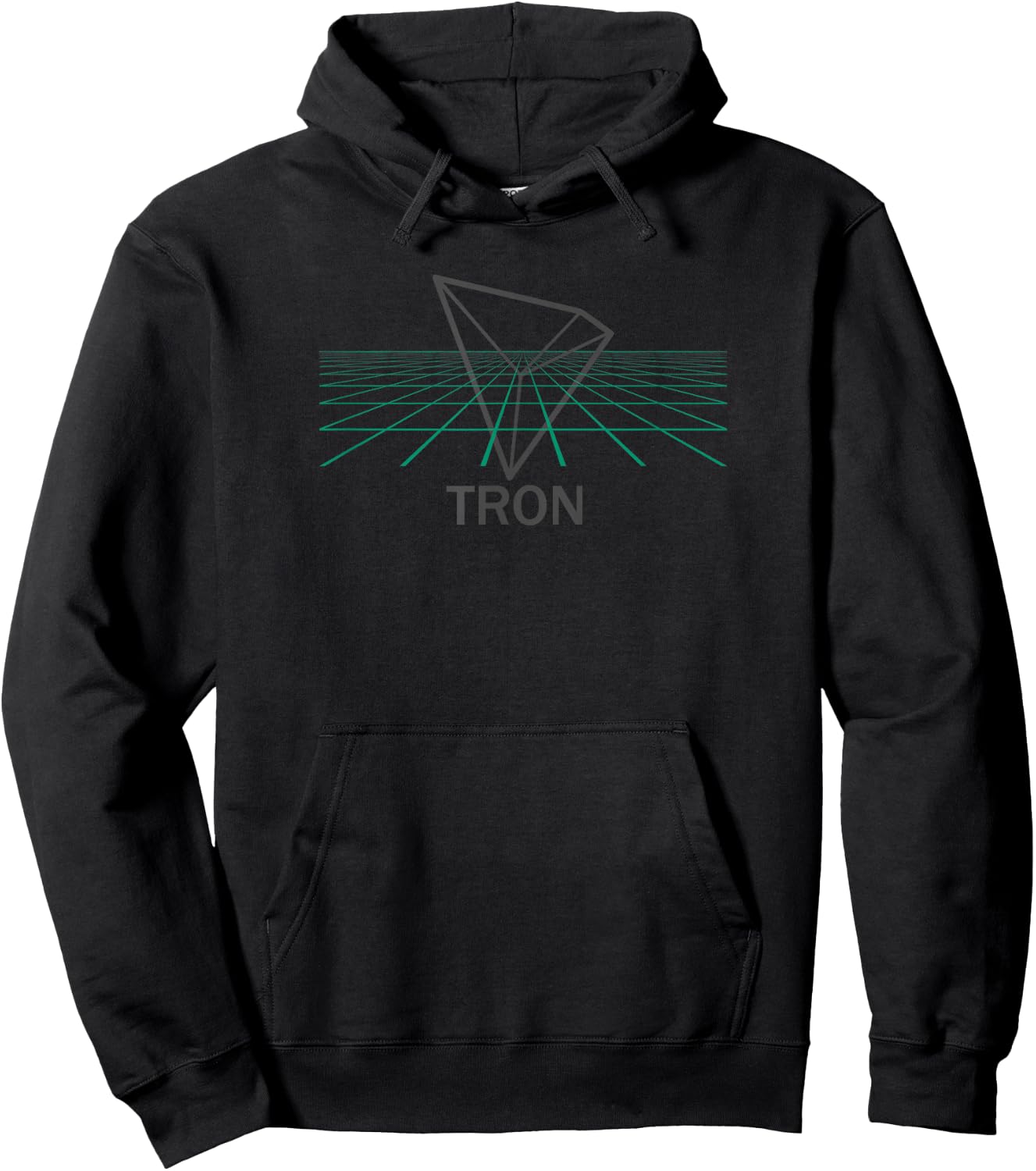 TRON Cryptocurrency / Crypto 3D Grid Hoodie - Hoodie | Black