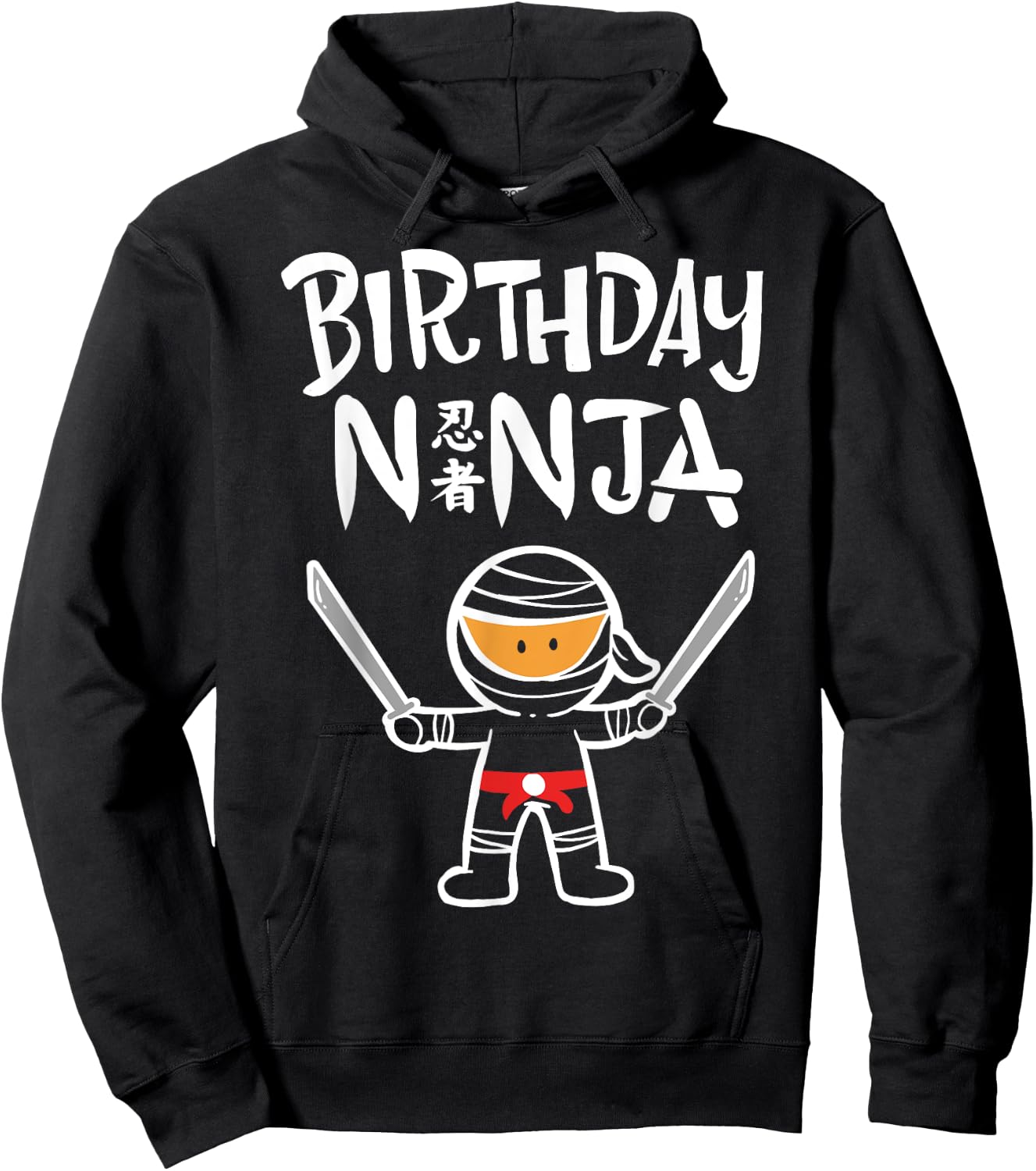 Birthday Ninja Hoodie - Hoodie | Black