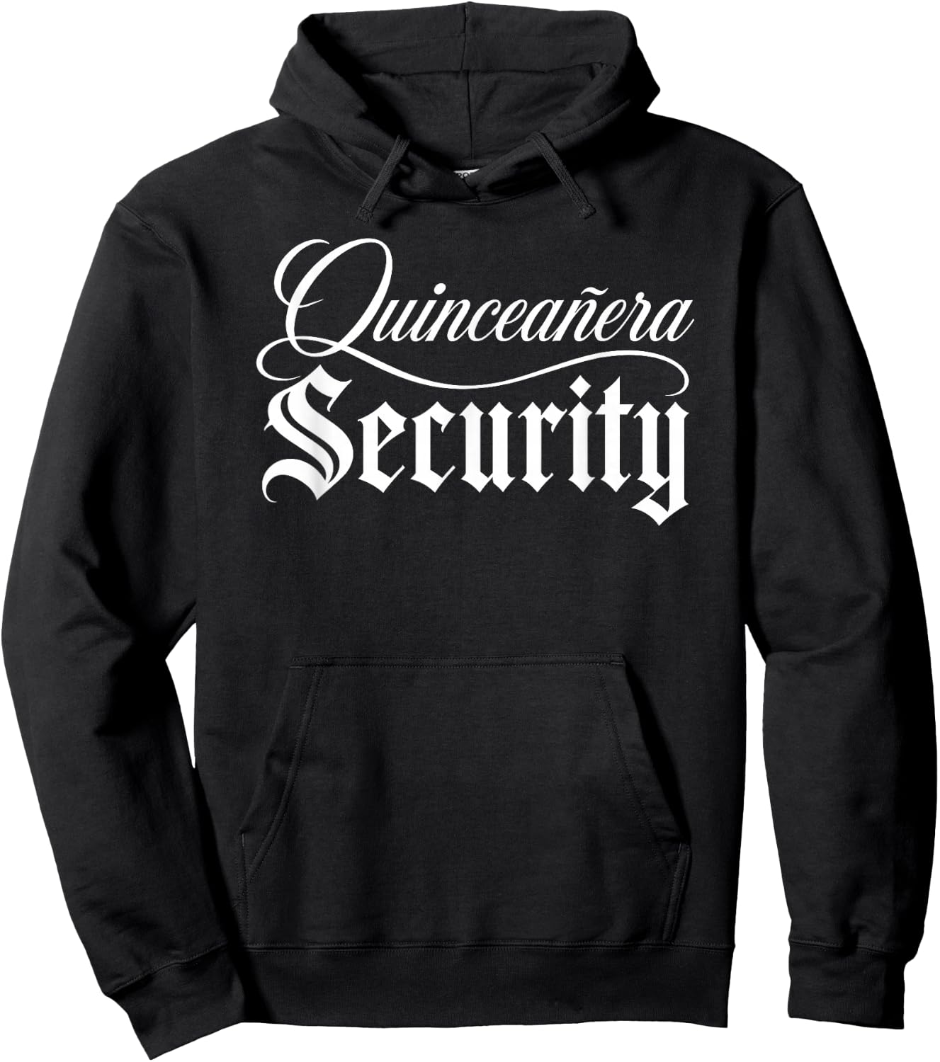 Quinceanera Security Party Fiesta Mexican Quince Tiara 15th Hoodie - Hoodie | Black