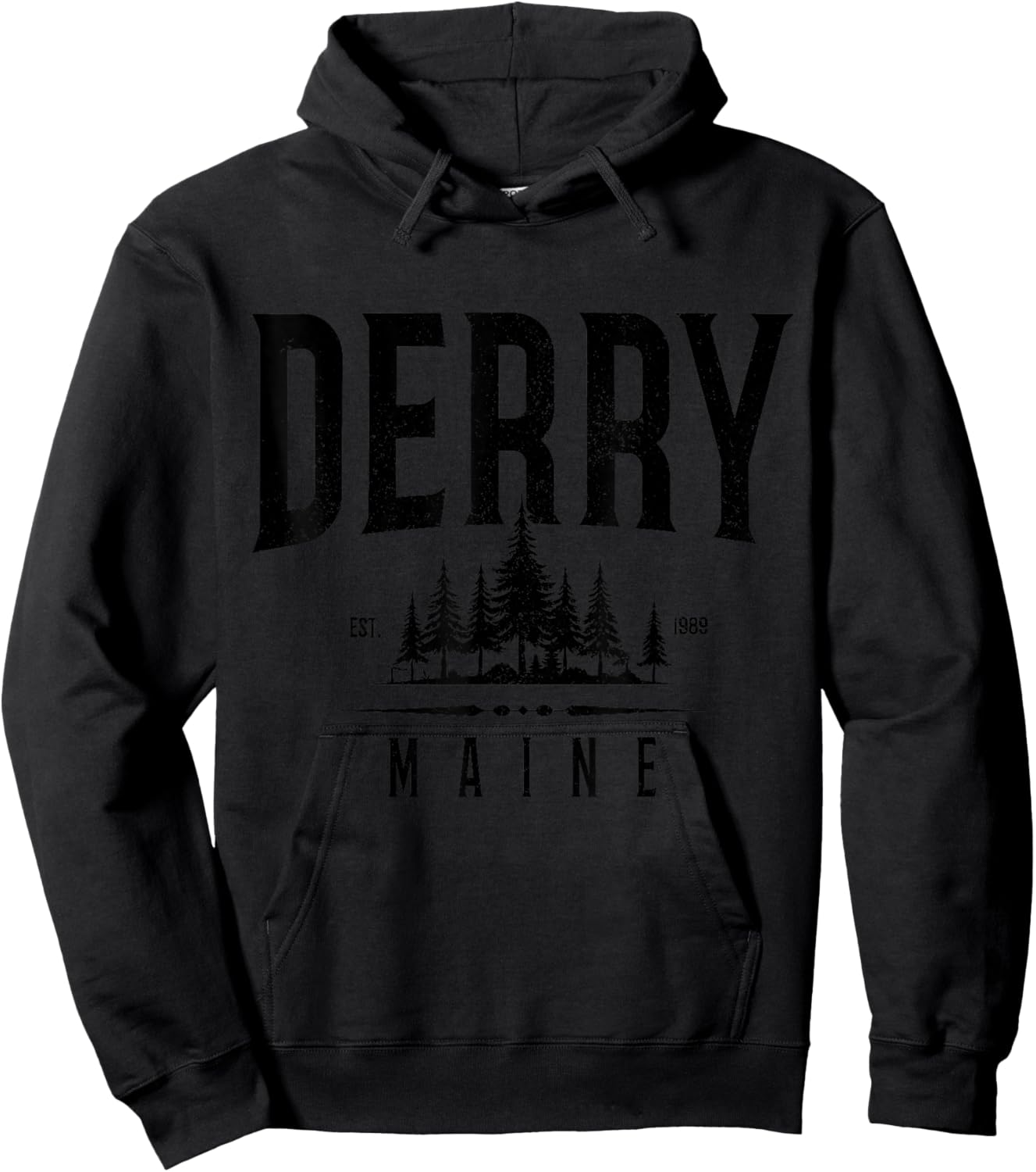 Derry Maine Vintage Pride Hoodie - Hoodie | Black