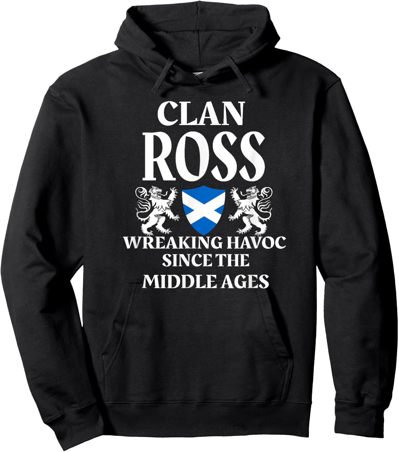 Ross Scottish Family Clan Scotland Name Hoodie - Hoodie | Black