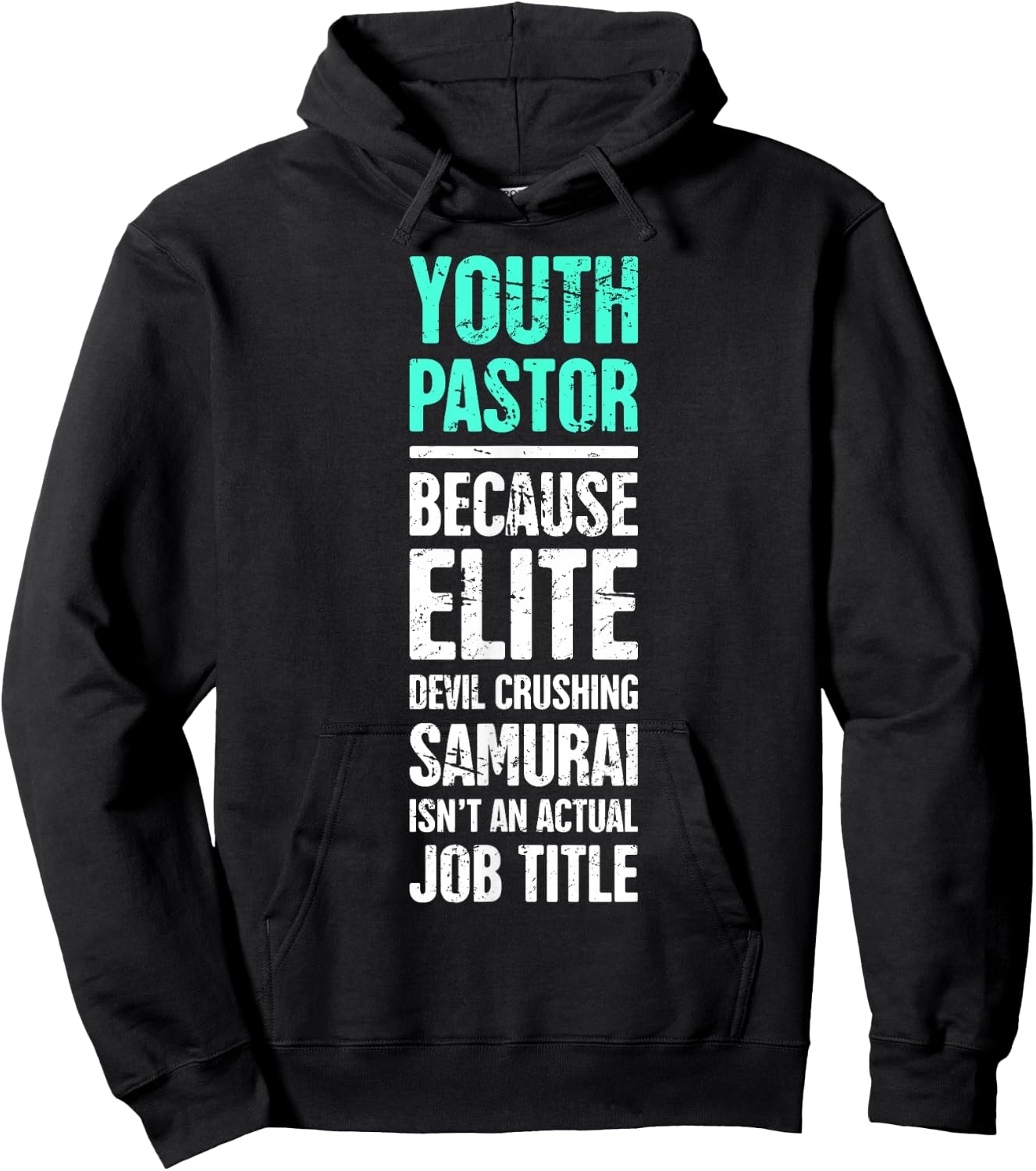 Funny Youth Pastor Hoodie - Hoodie | Black