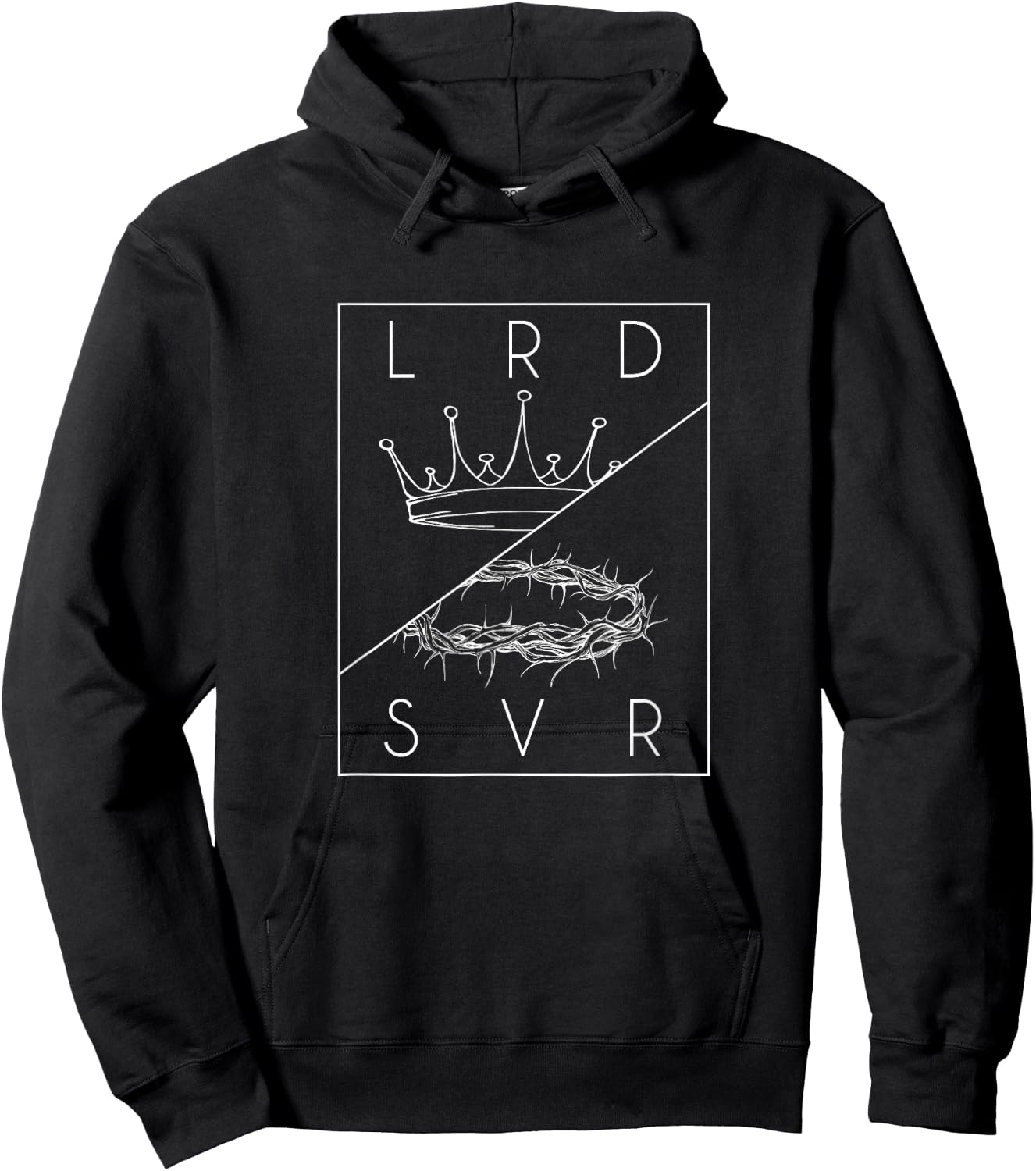 Jesus Christian Lord & Savior graphic Hoodie - Hoodie | Black