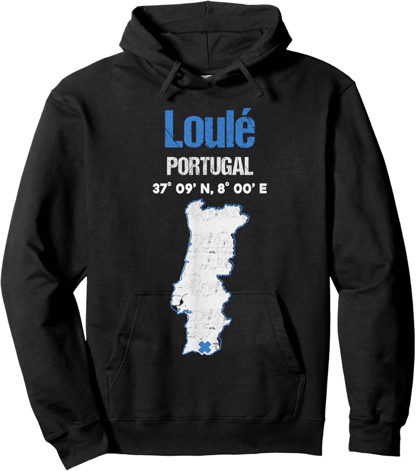 Loulé Portugal City Hoodie - Hoodie | Black