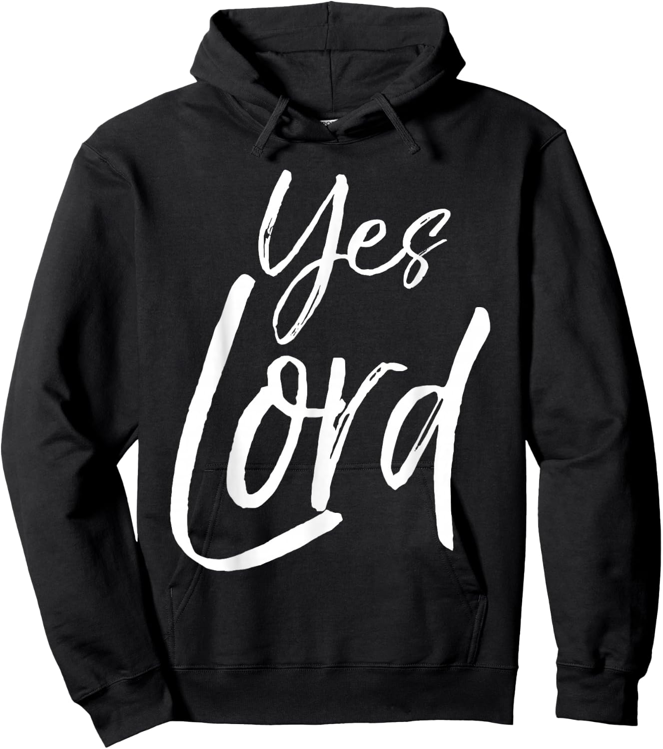 Cute Christian Praise & Worship Gift Amen Yes Lord Hoodie - Hoodie | Black
