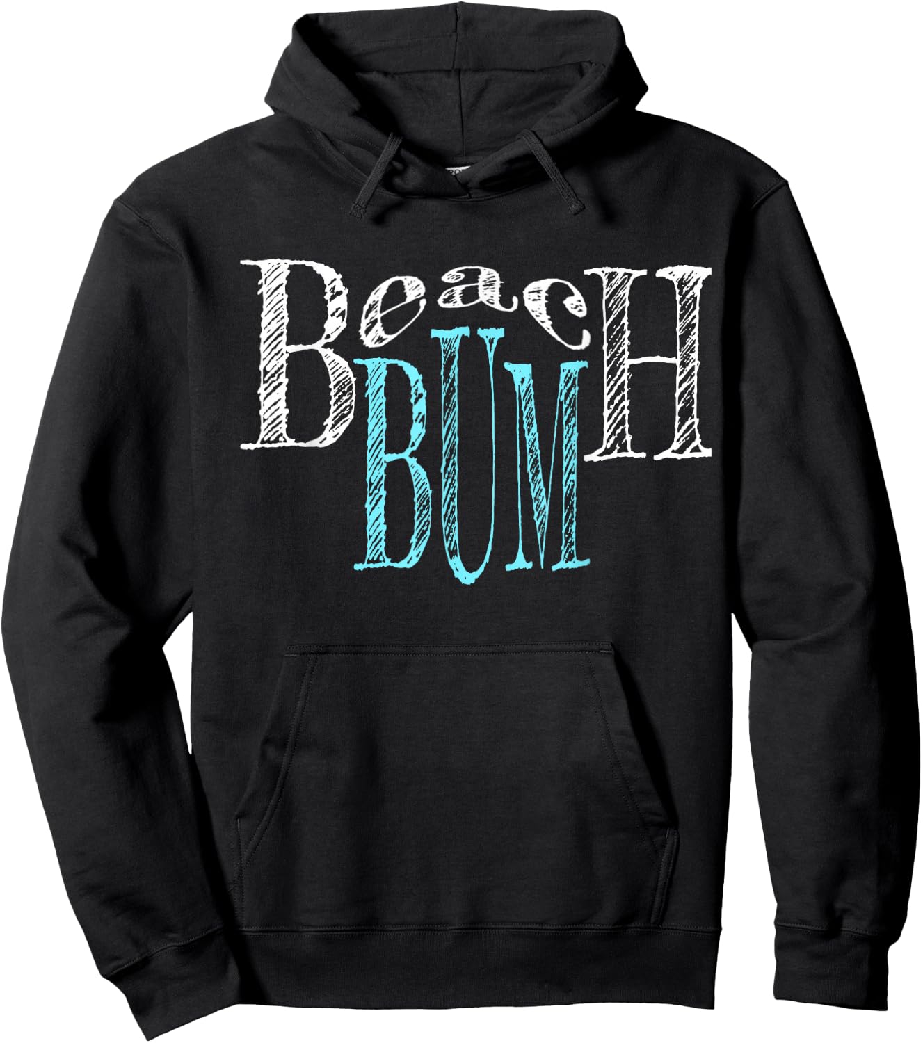 Beach Bum Accessories Items Vacation Attire Clothes Women Hoodie - Hoodie | Black