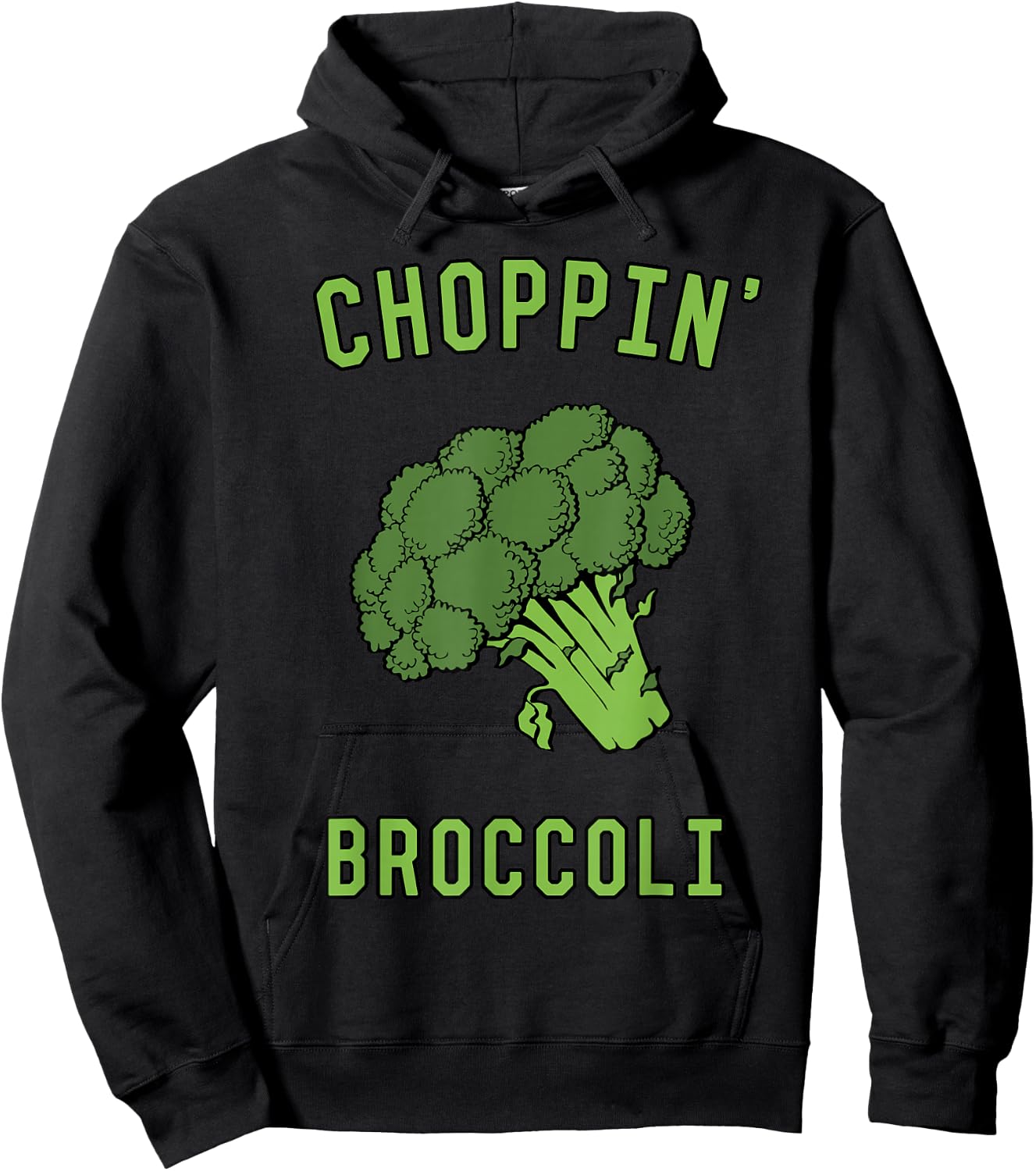 Choppin' Broccoli Hoodie - Hoodie | Black