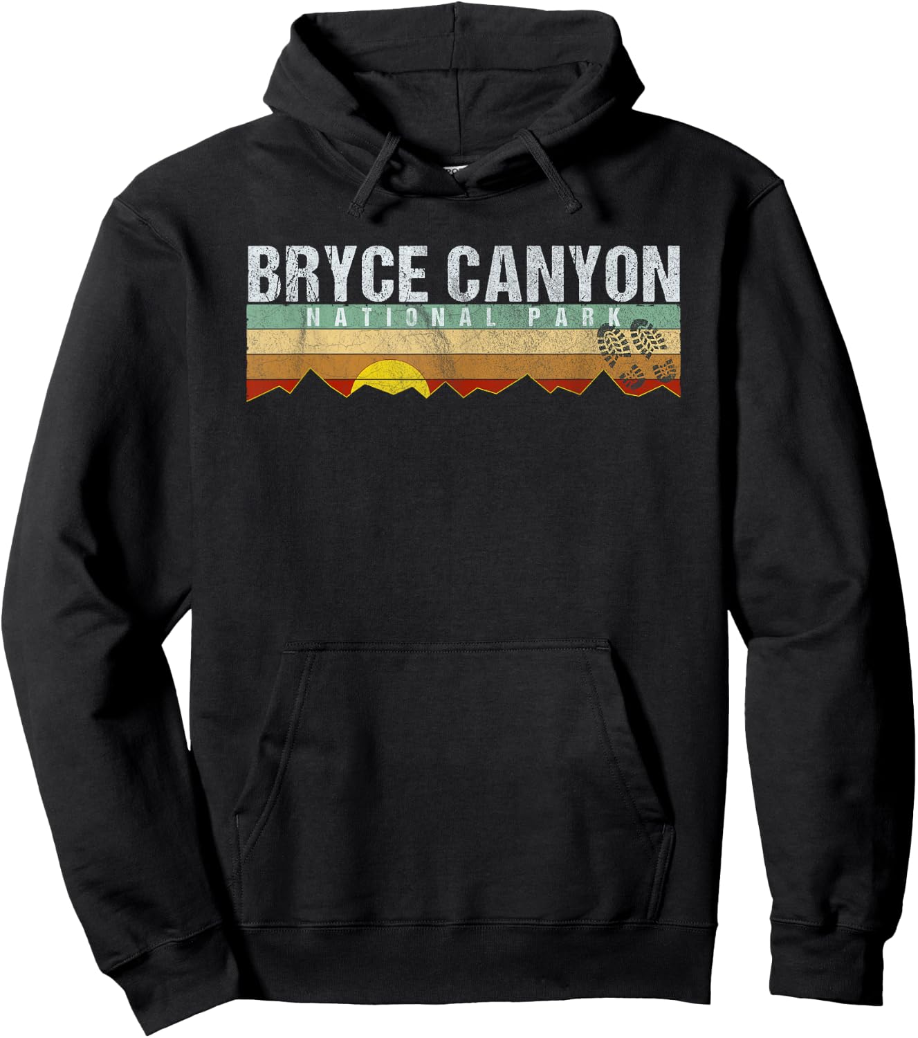 Bryce Canyon National Park - Utah Camping Hiking Hoodie - Hoodie | Black
