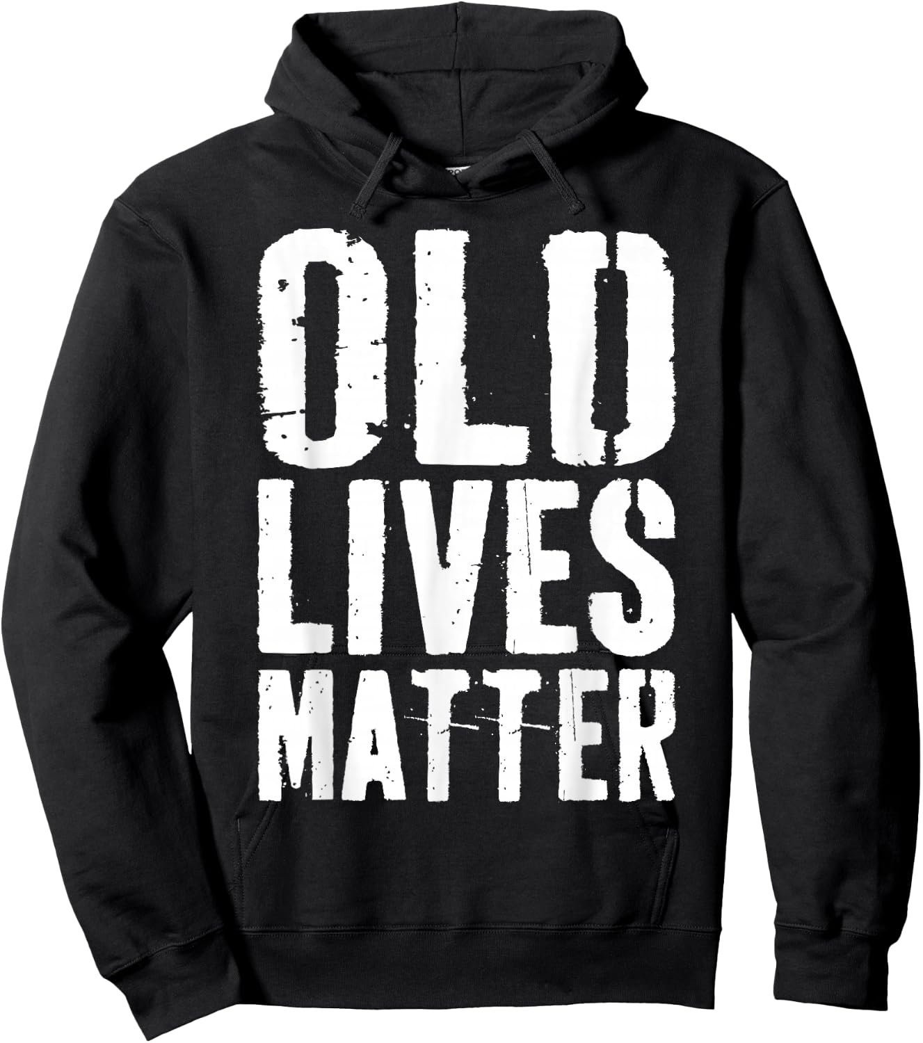 Old Lives Matter Shirt Men Women Elderly Senior Hoodie - Hoodie | Black