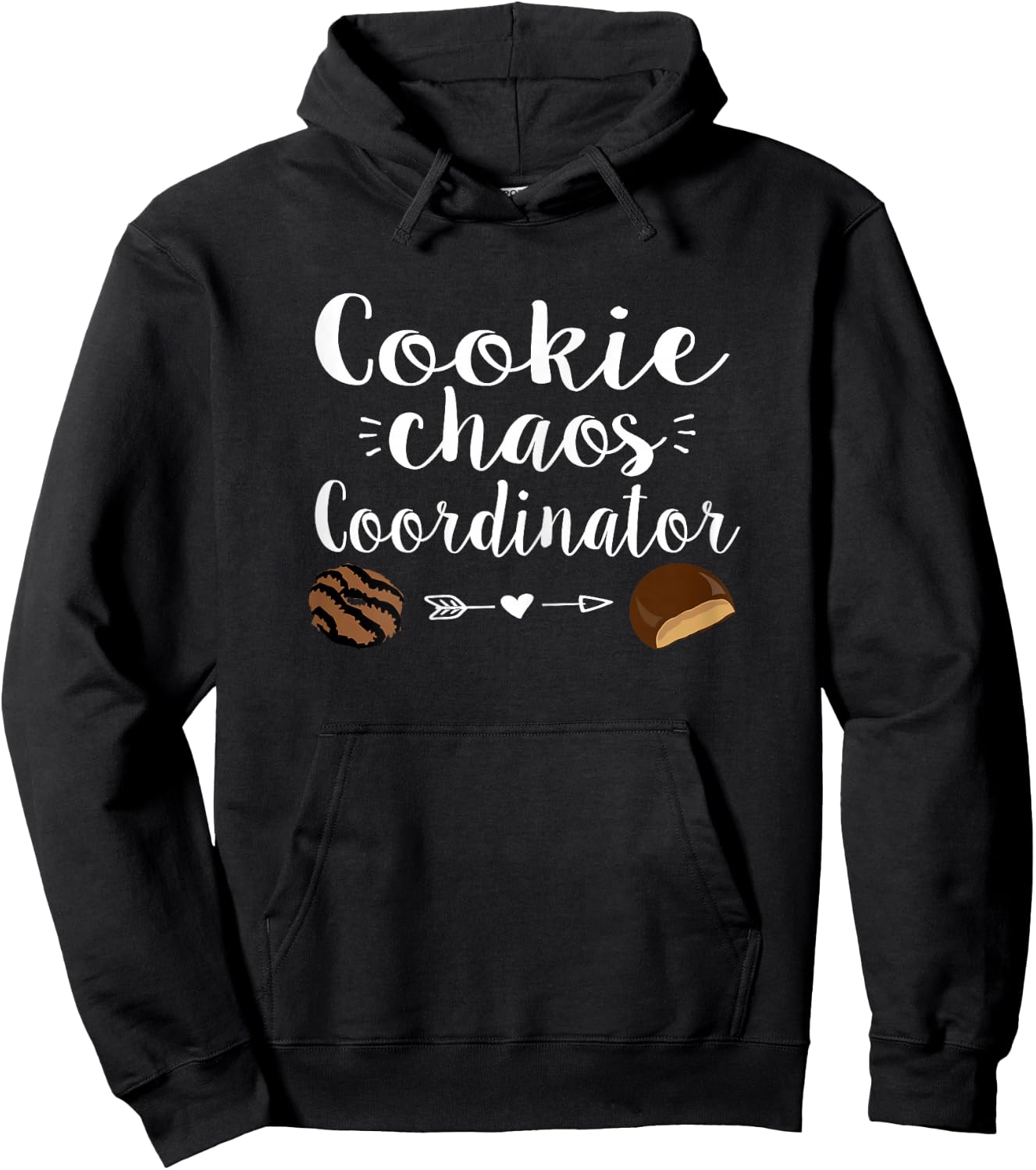 Cookie Chaos Coordinator - funny cookie sales Hoodie - Hoodie | Black