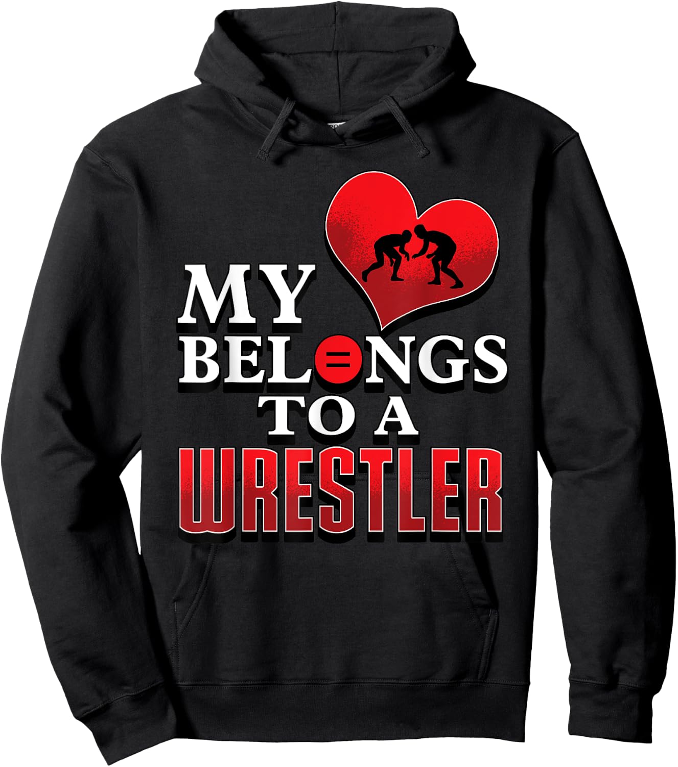 Wrestling Shirts For Girlfriends Mom Coach Grandma Gift Hoodie - Hoodie | Black