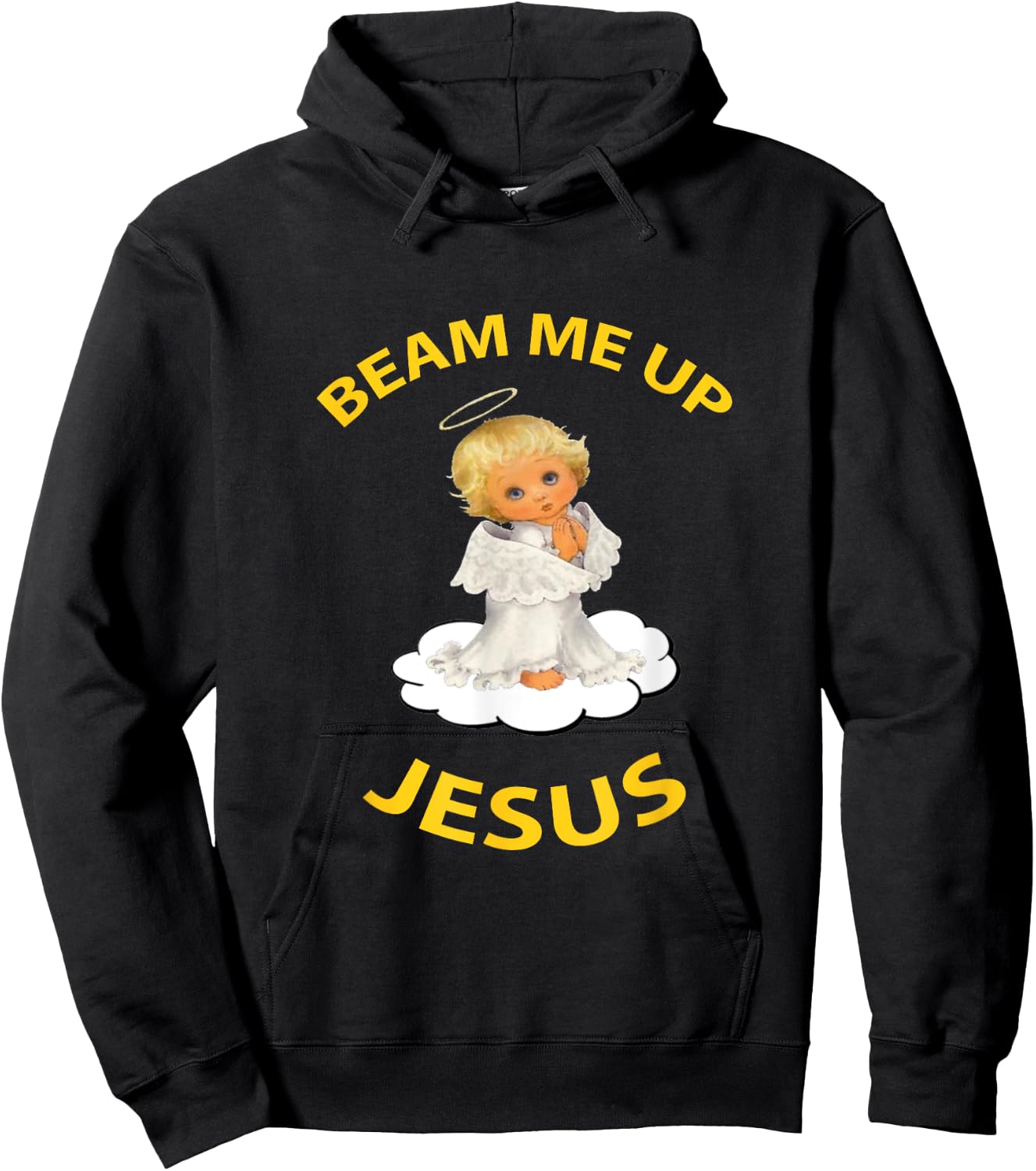Beam Me Up, Jesus Hoodie - Hoodie | Black