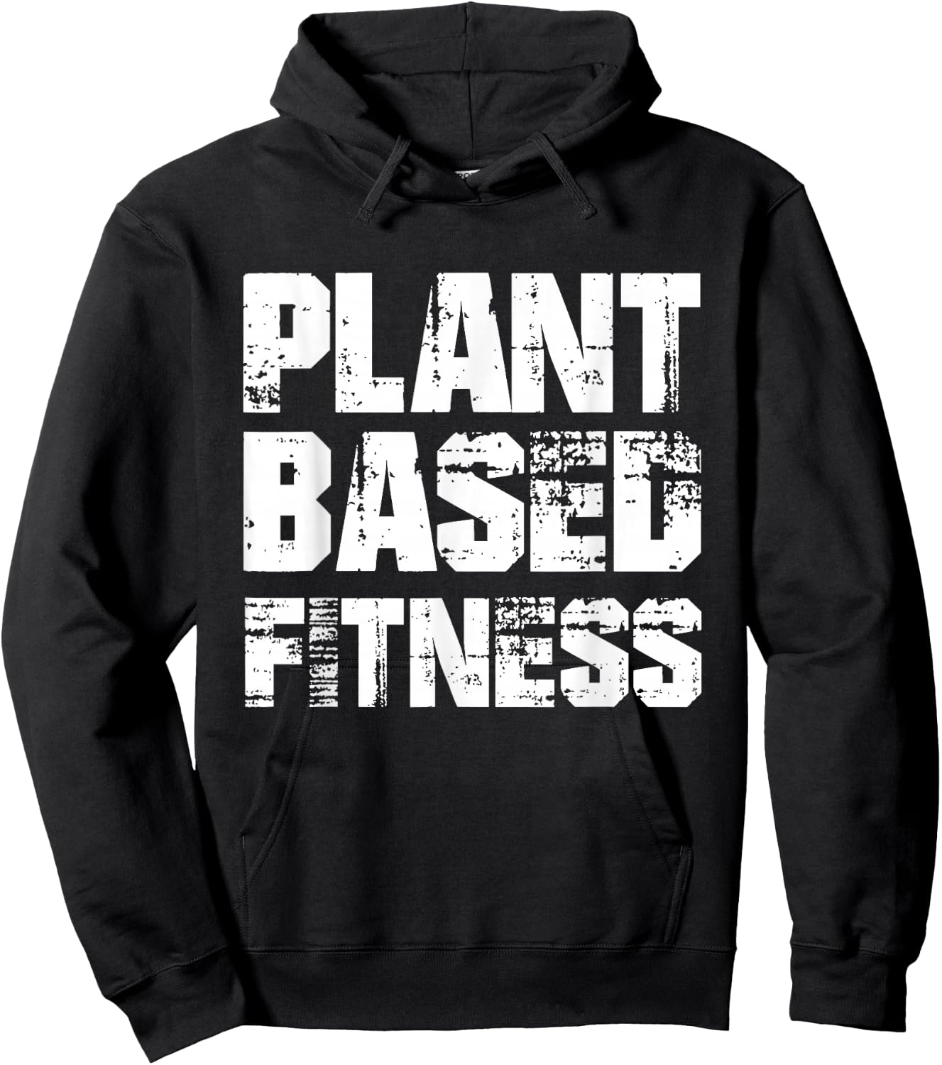 PLANTBASED FITNESS Shirt - vegan plant based Hoodie - Hoodie | Black