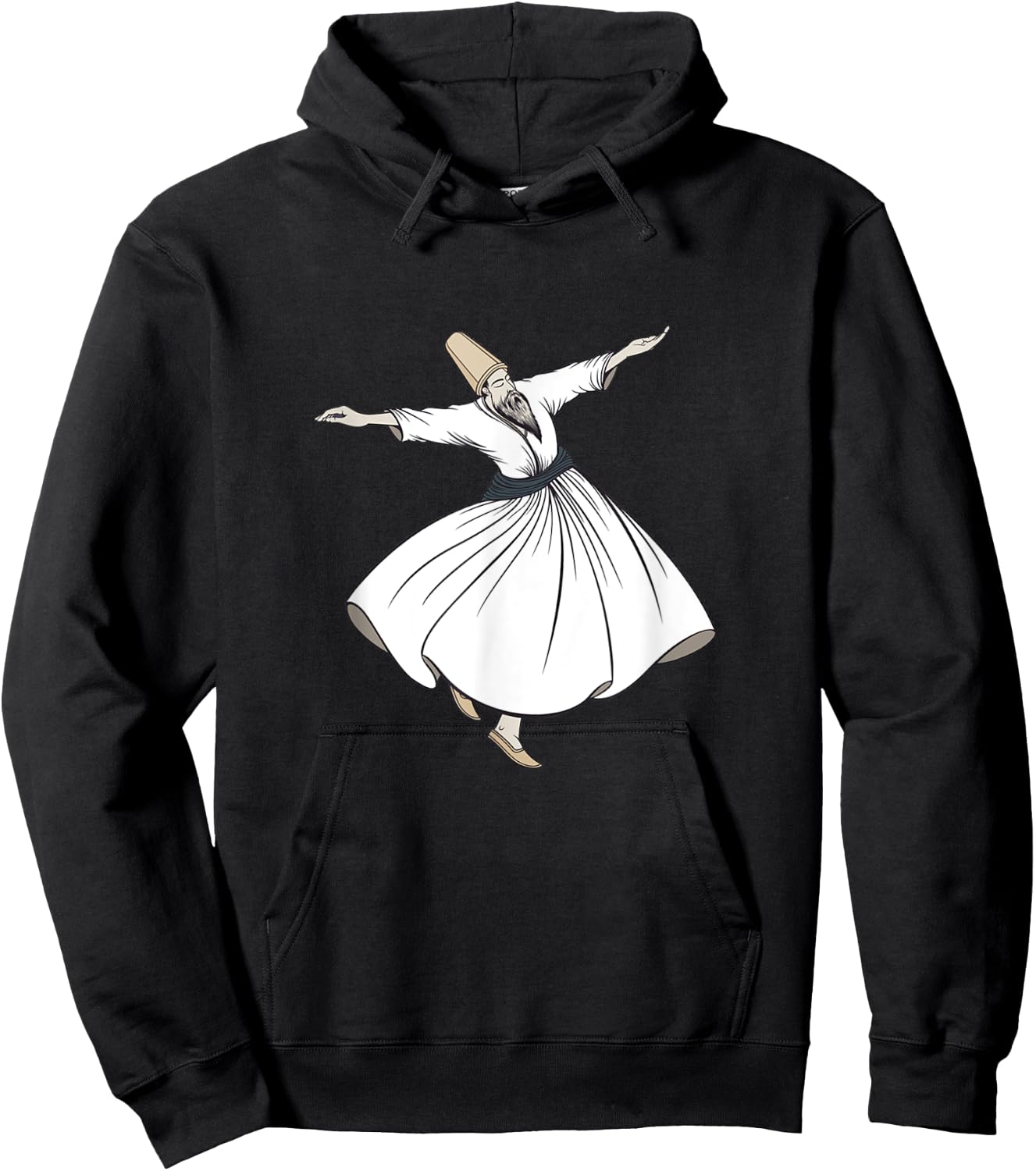Whirling Dervish Shirt Hoodie - Hoodie | Black