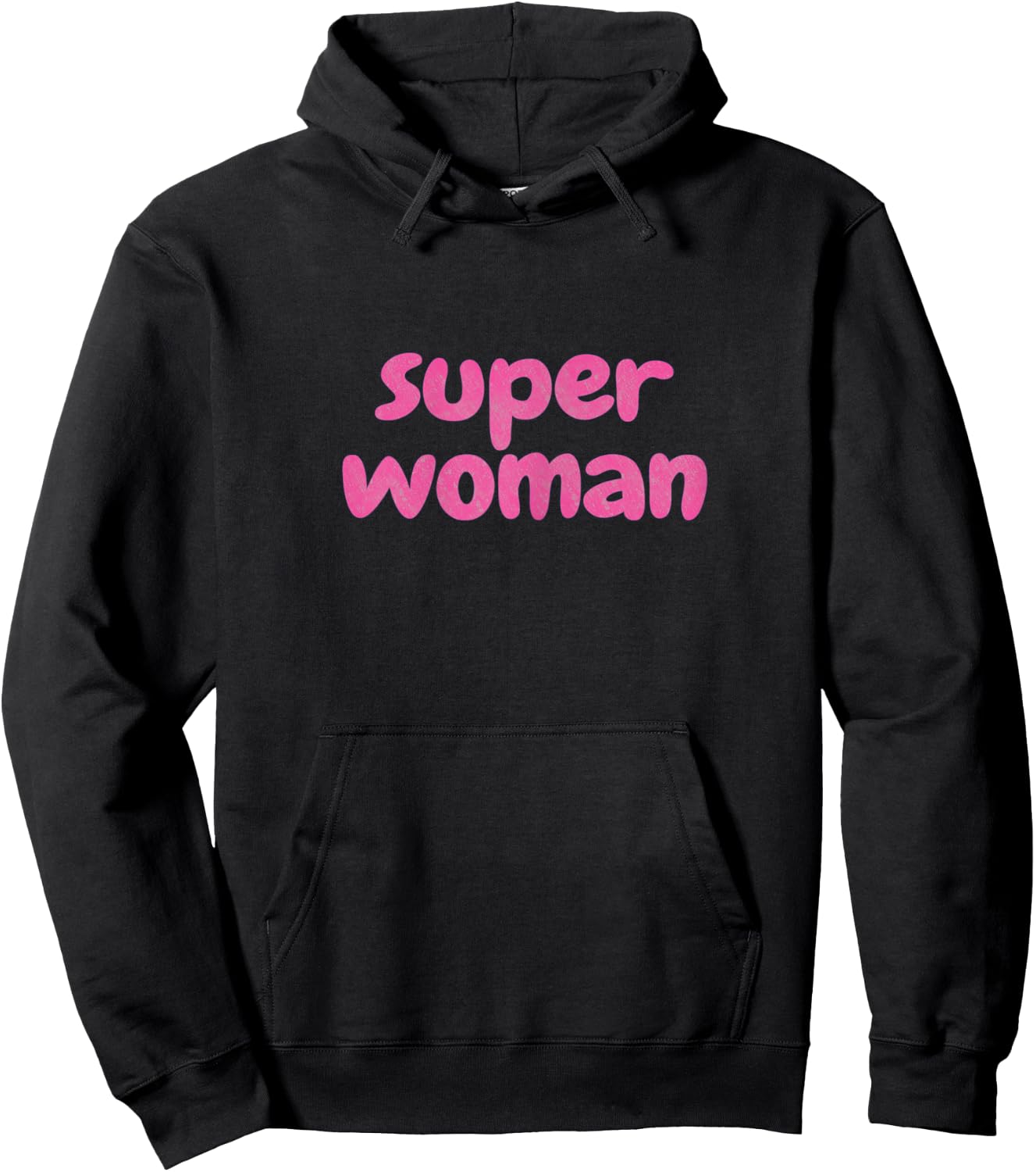 Women's Super Woman Hoodie - Hoodie | Black