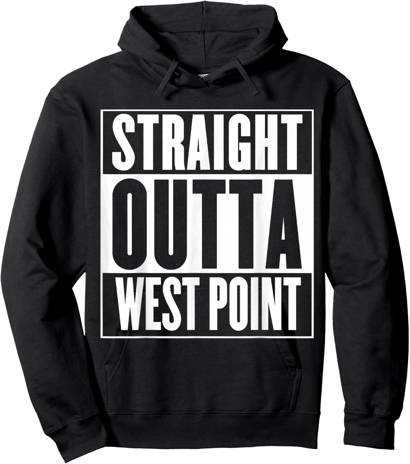 West Point - Straight Outta West Point Hoodie - Hoodie | Black