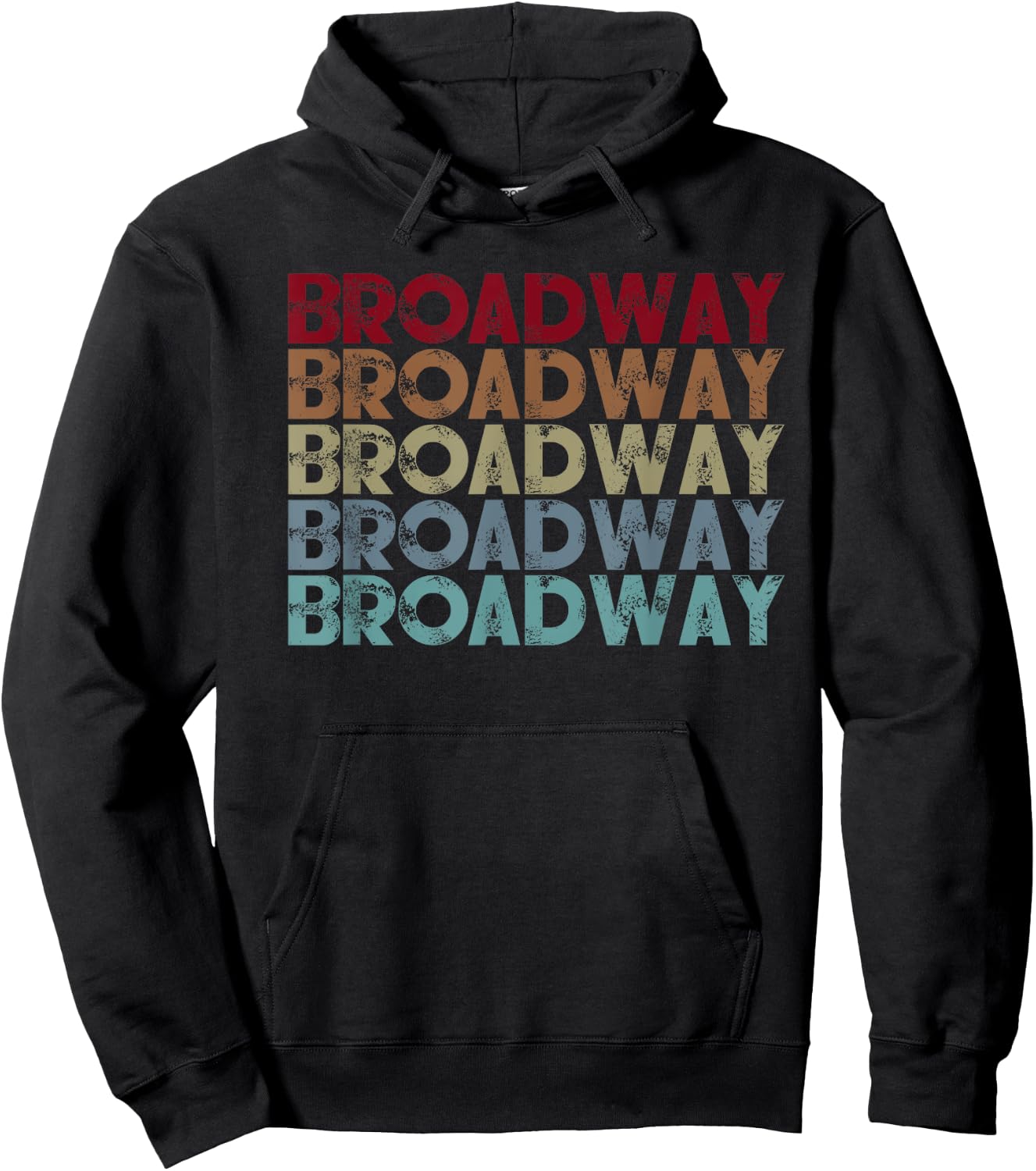 Broadway Music Quote Design - Theatre Music Lover Gift Hoodie - Hoodie | Black