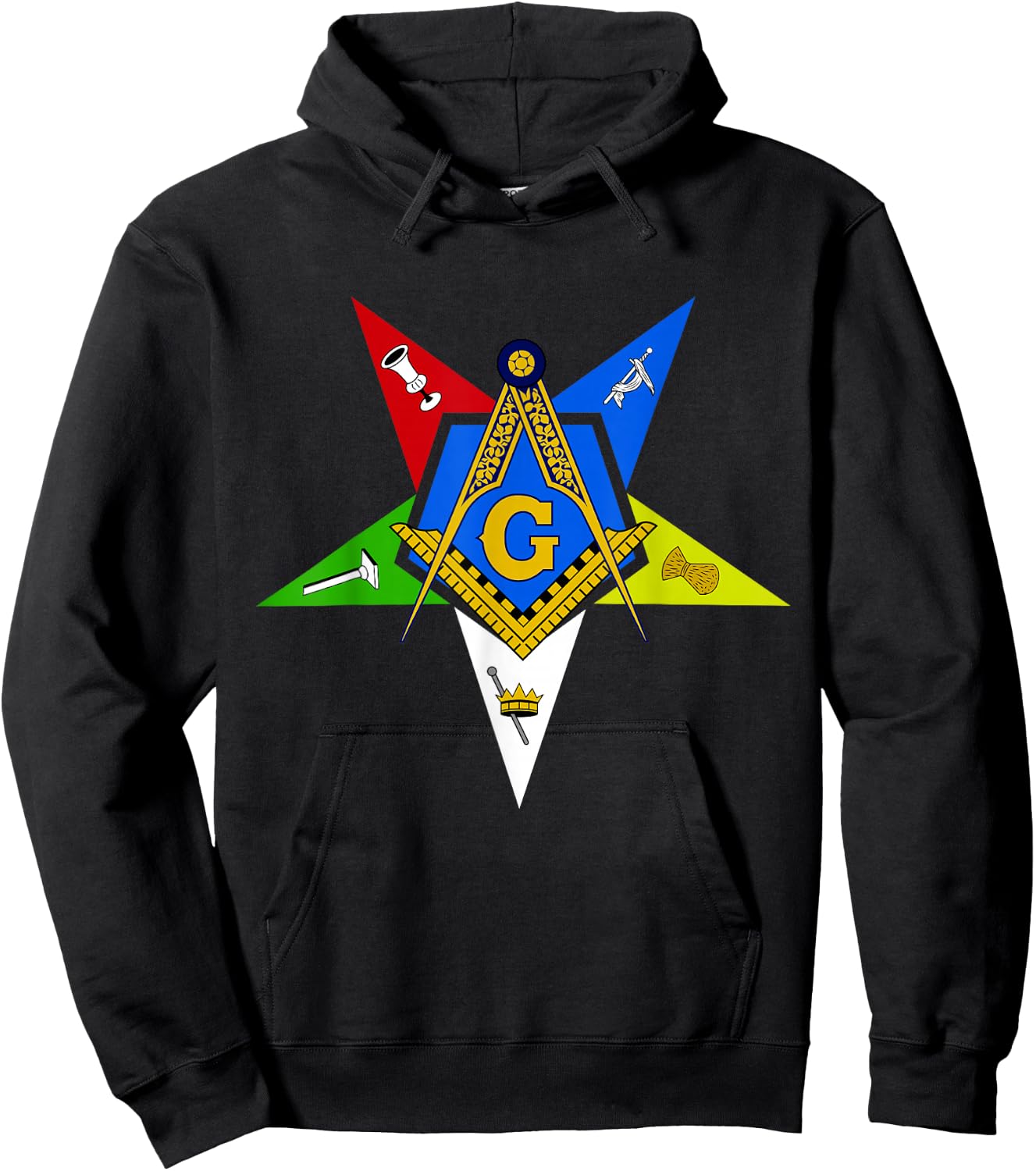 Worthy Patron T Shirt Masonic OES Eastern Star Hoodie - Hoodie | Black