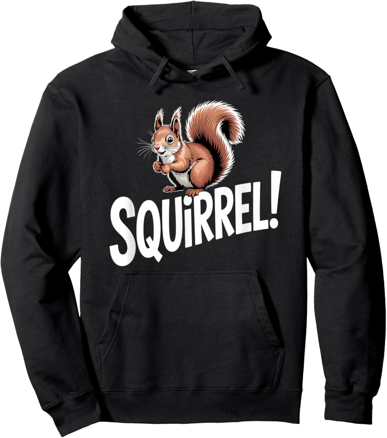 Squirrel Hoodie - Hoodie | Black