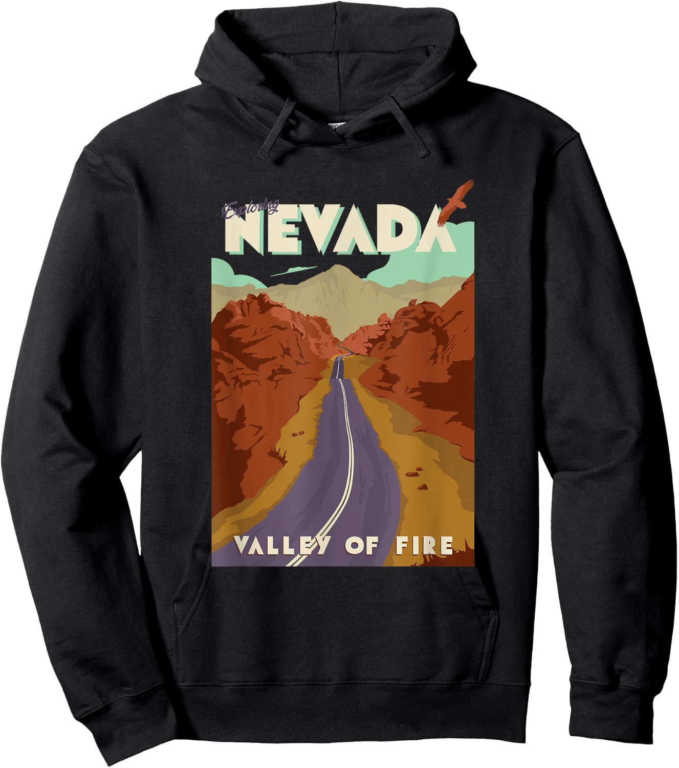 Nevada Valley of Fire Hoodie - Hoodie | Black