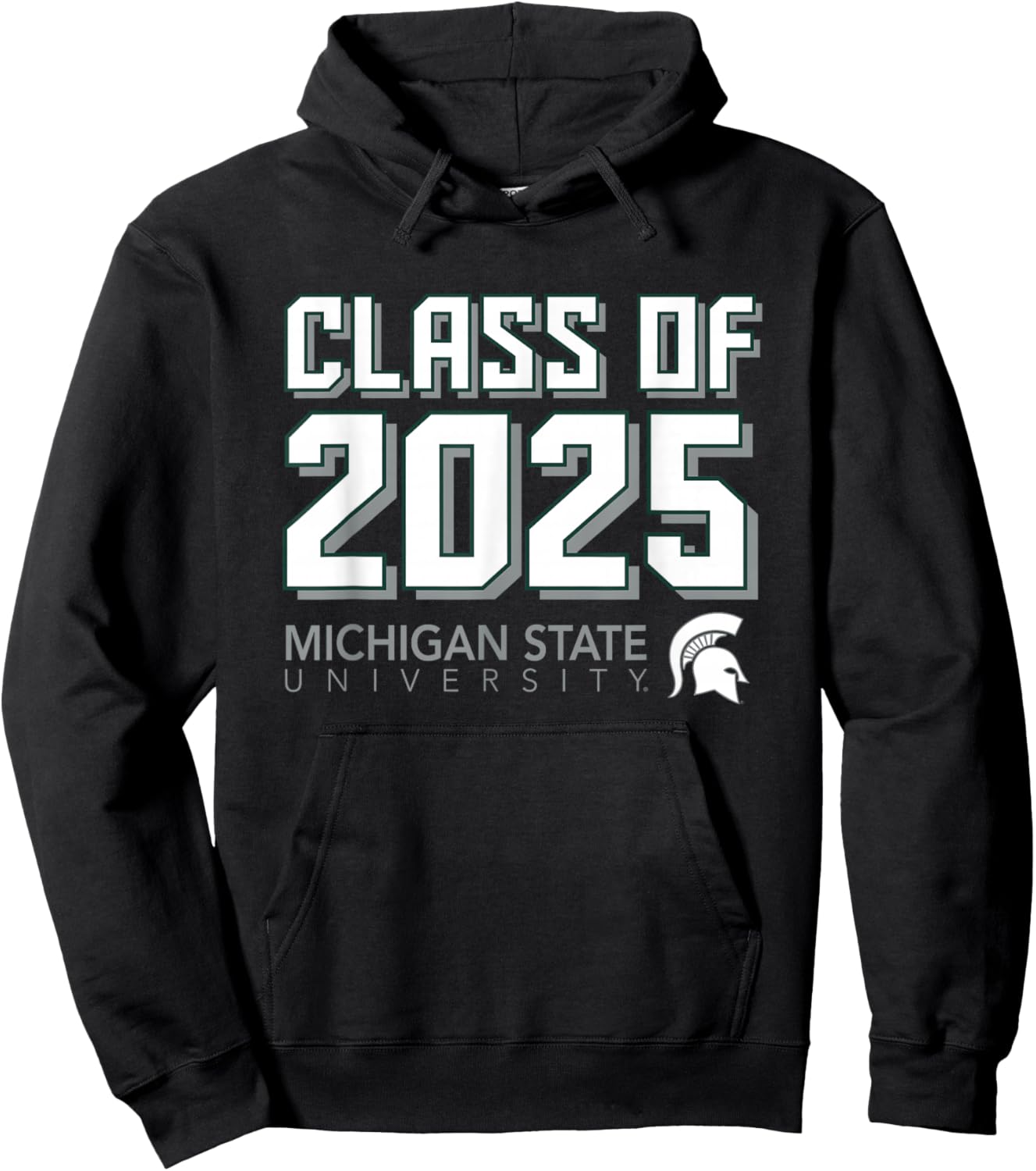 Michigan State MSU Spartans Class of 2025 Hoodie - Hoodie | Black