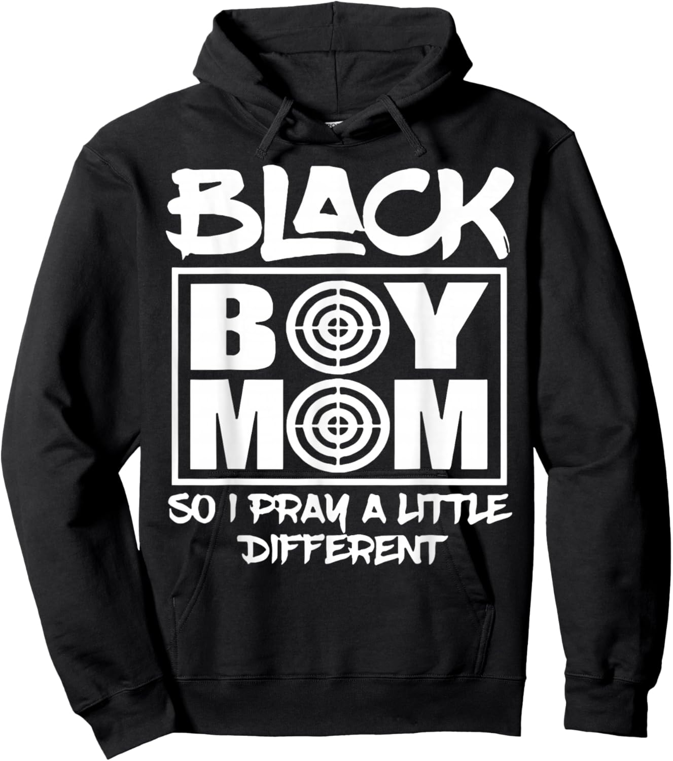 Black Boy Mom So I Pray A Little Different Religious Hoodie - Hoodie | Black